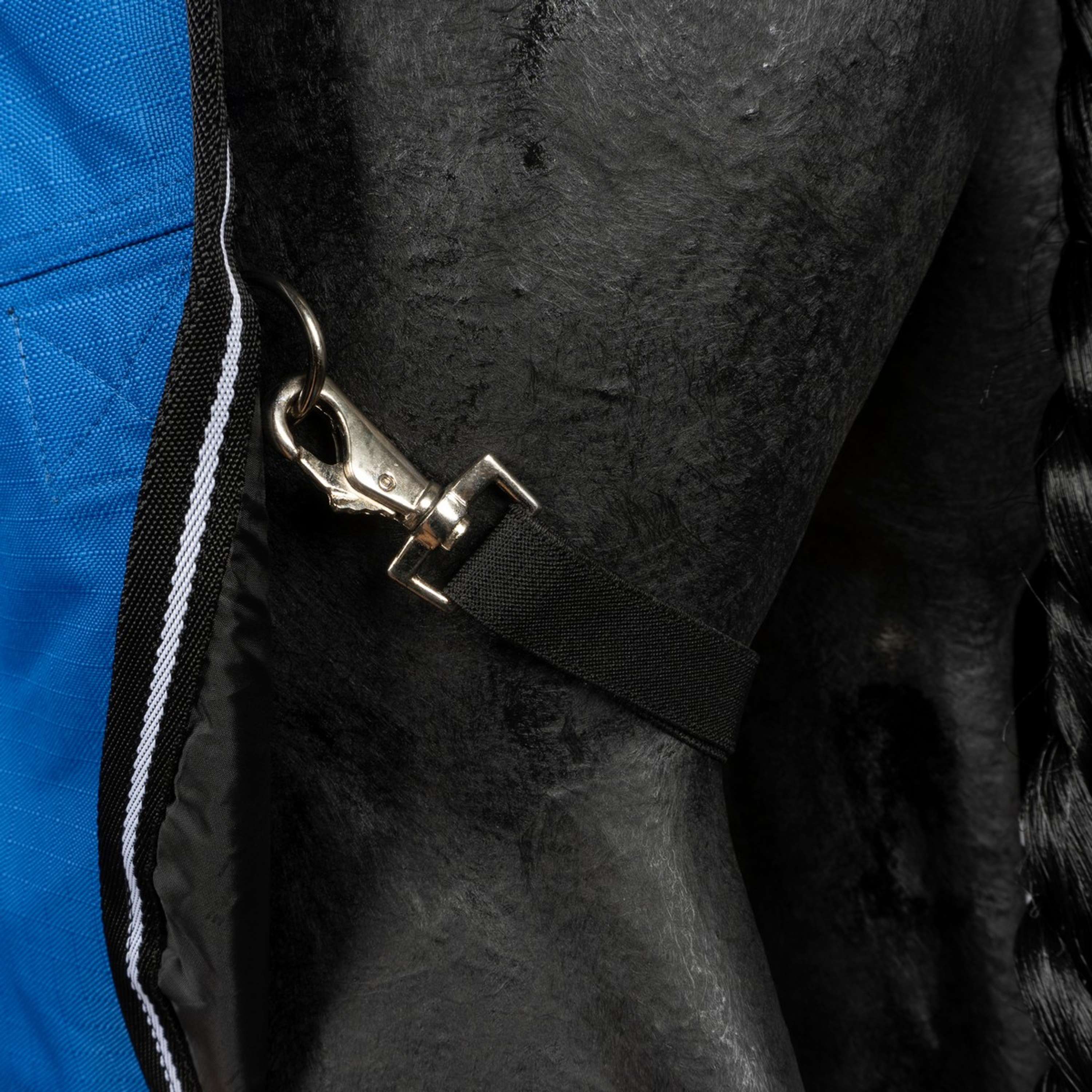 EQUITHÈME Couverture d'Extérieur Tyrex 1200D 300g Aisance High Neck Bleu Royal - Image 10