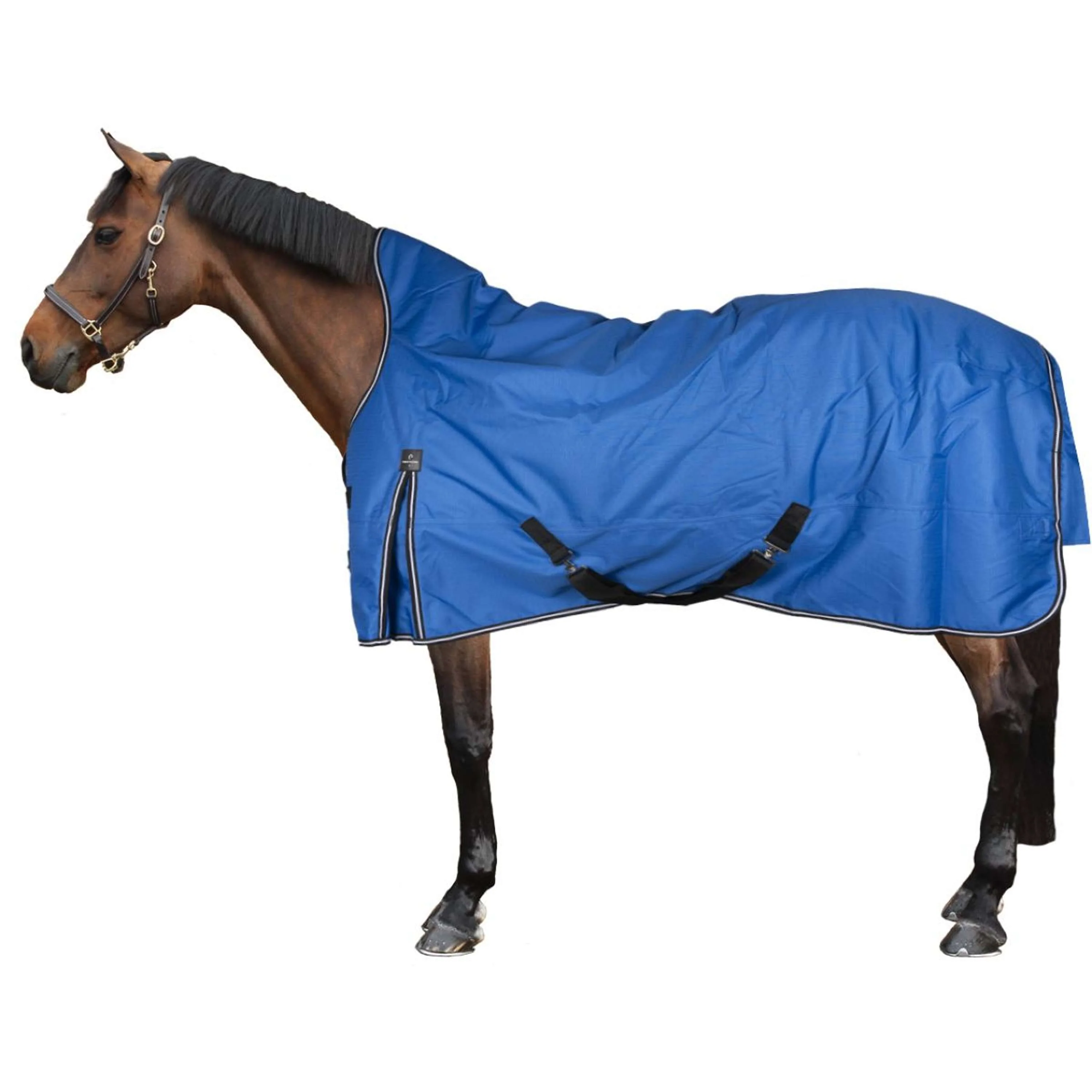 EQUITHÈME Couverture d'Extérieur Tyrex 1200D 300g Aisance High Neck Bleu Royal - Image 3