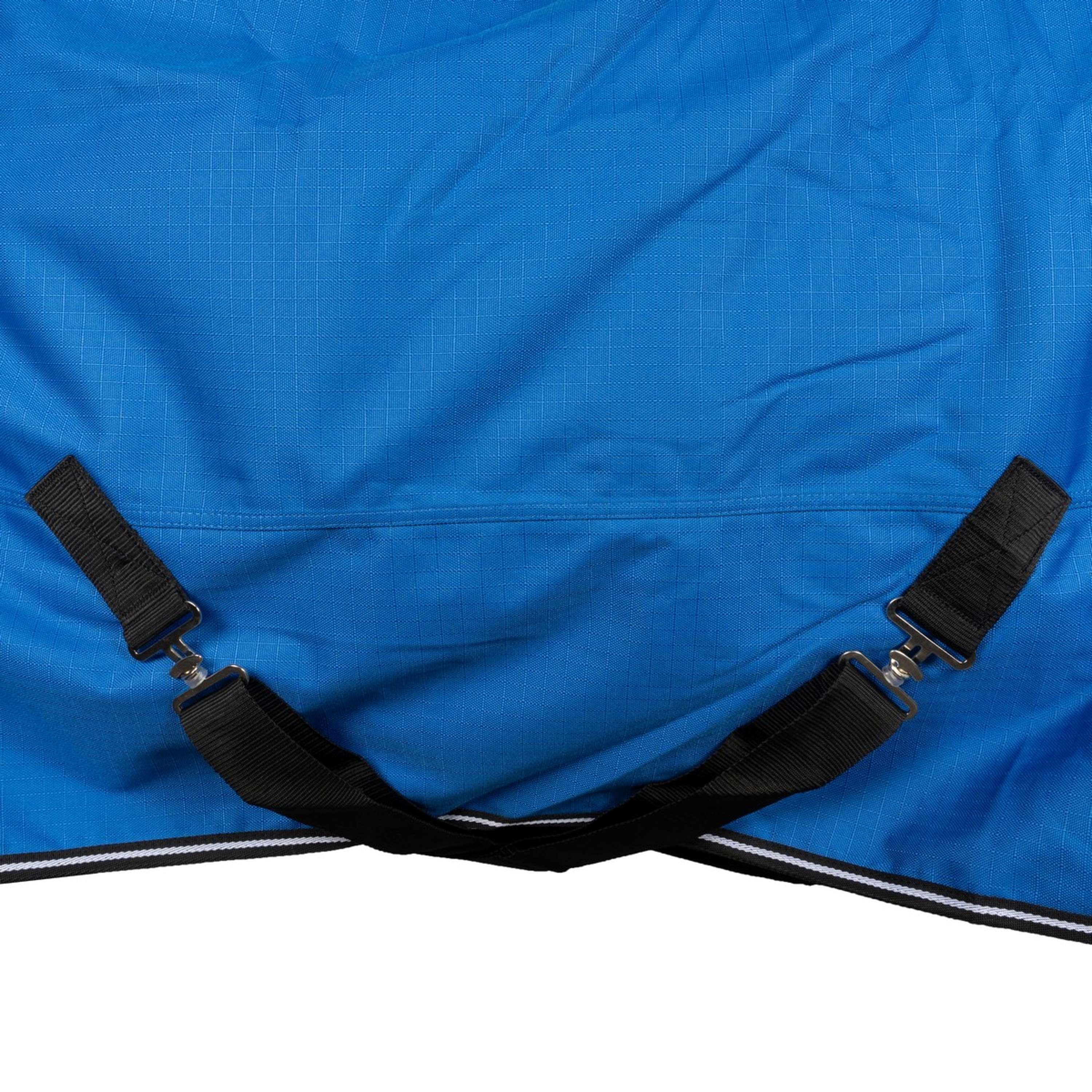 EQUITHÈME Couverture d'Extérieur Tyrex 1200D 300g Aisance High Neck Bleu Royal - Image 9