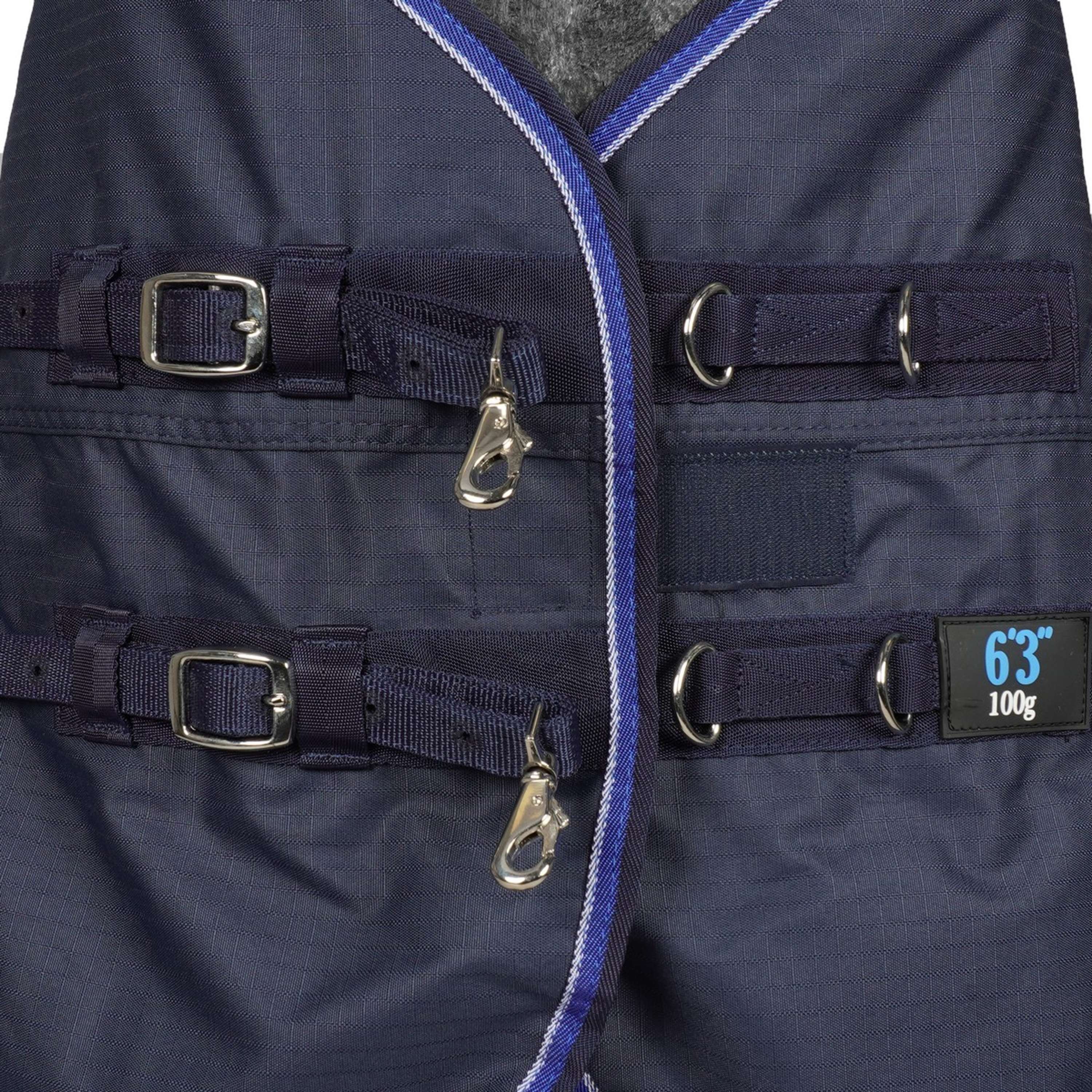 EQUITHÈME Couverture Imperméable Classic 1200D 50g Marin - Image 4