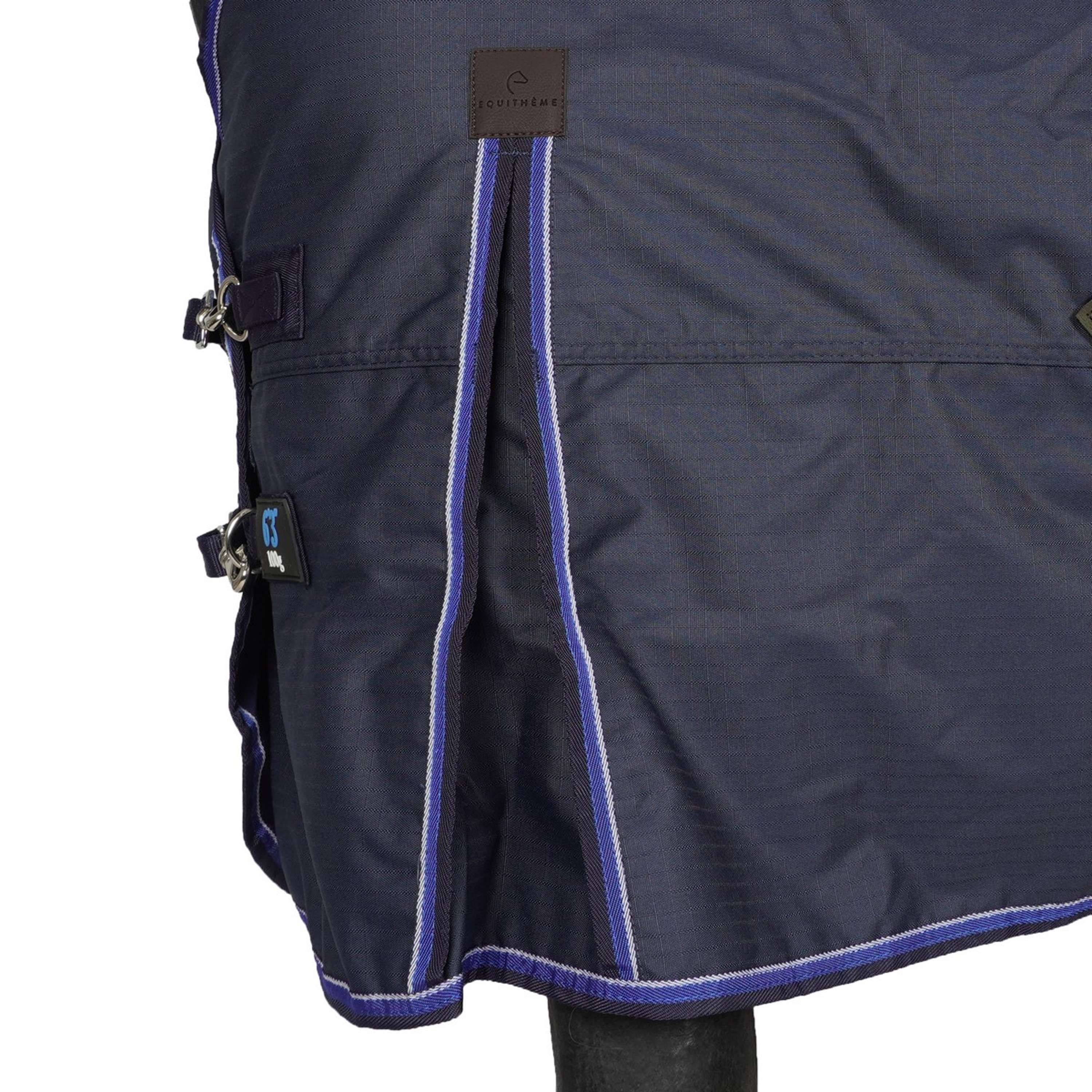 EQUITHÈME Couverture Imperméable Classic 1200D 50g Marin - Image 6