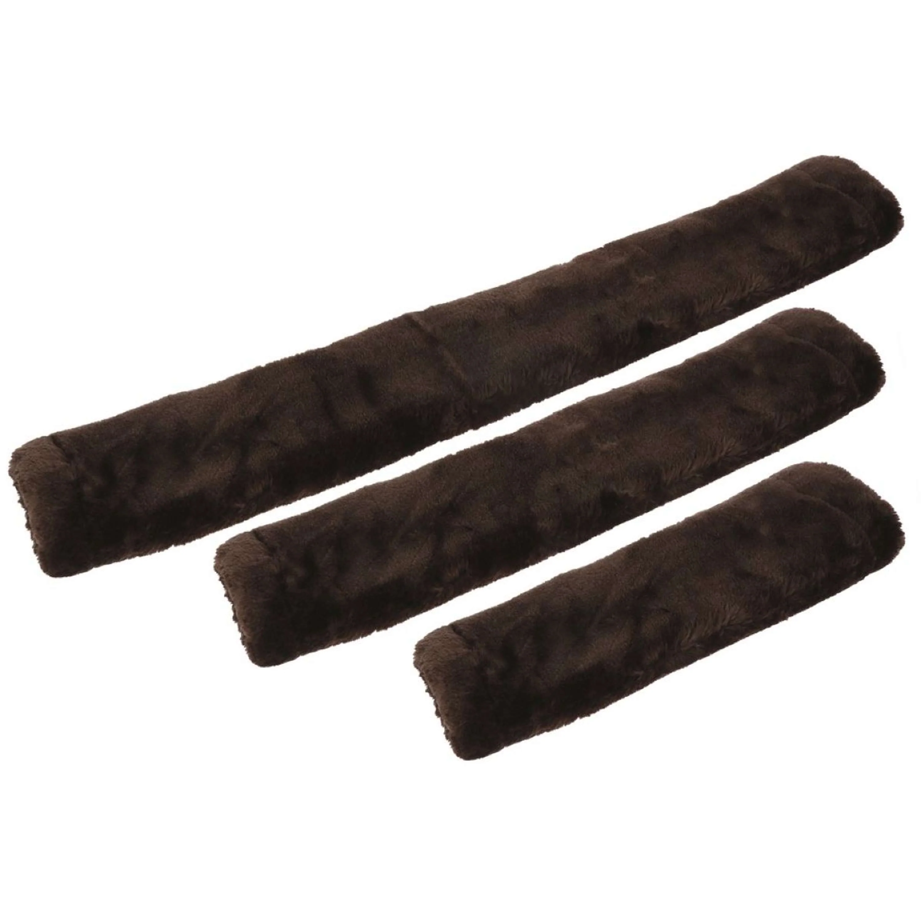 EQUITHÈME Fourrure de Sangle Teddy Marron - Image 4