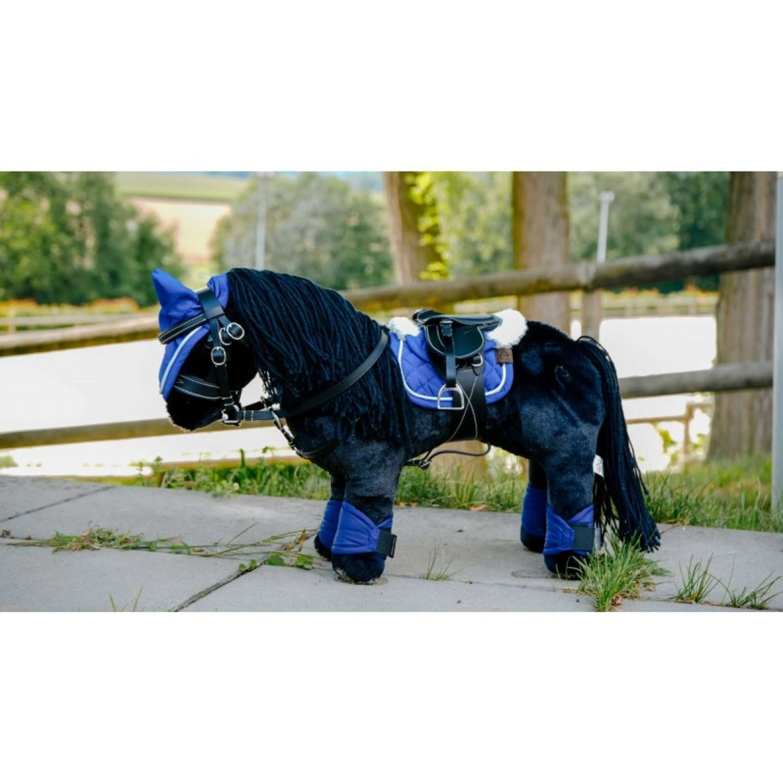 EQUITHÈME Pony Academy Guêtres Bleu Royal - Image 2