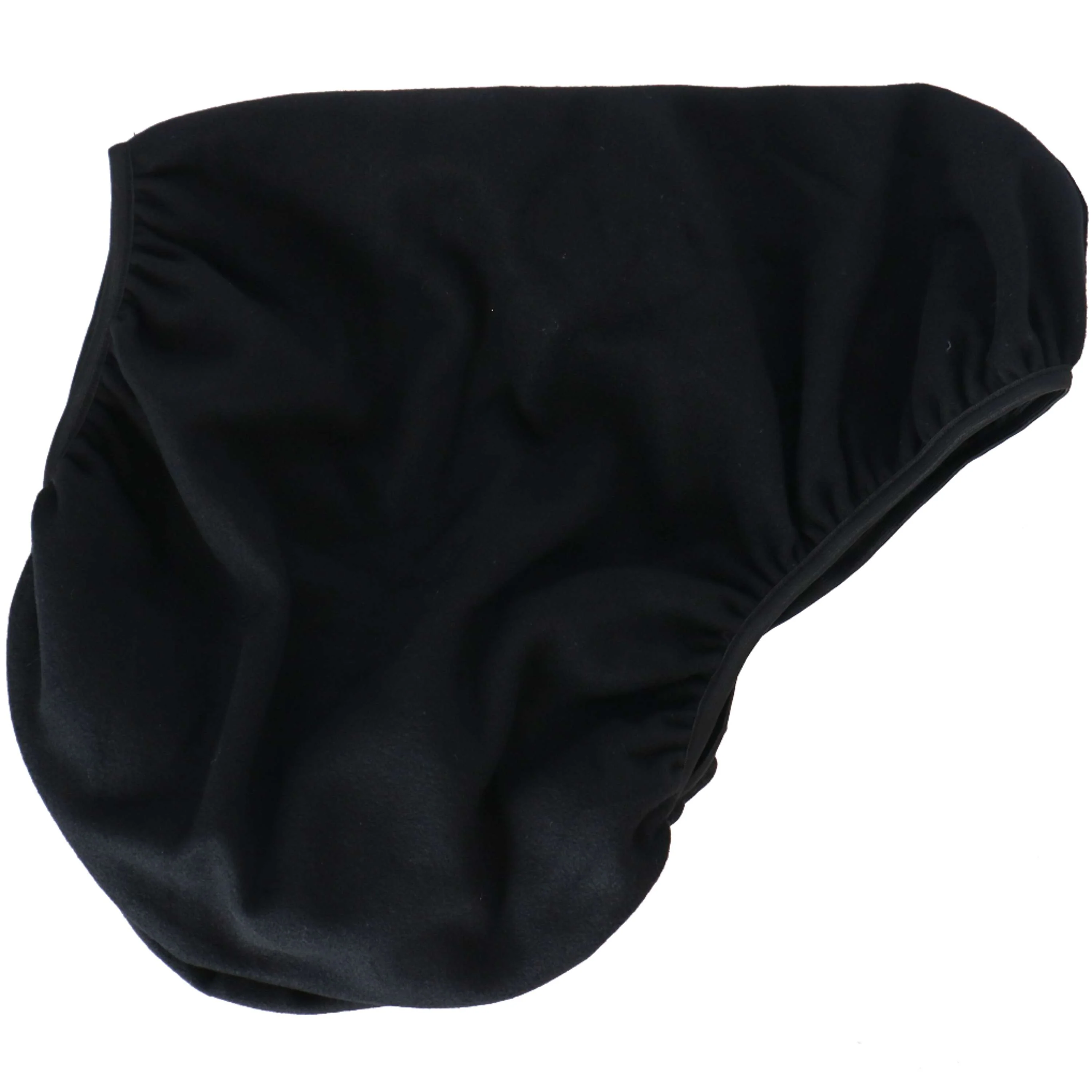 EQUITHÈME Housse de Selle Fleece Polaire Noir - Image 2
