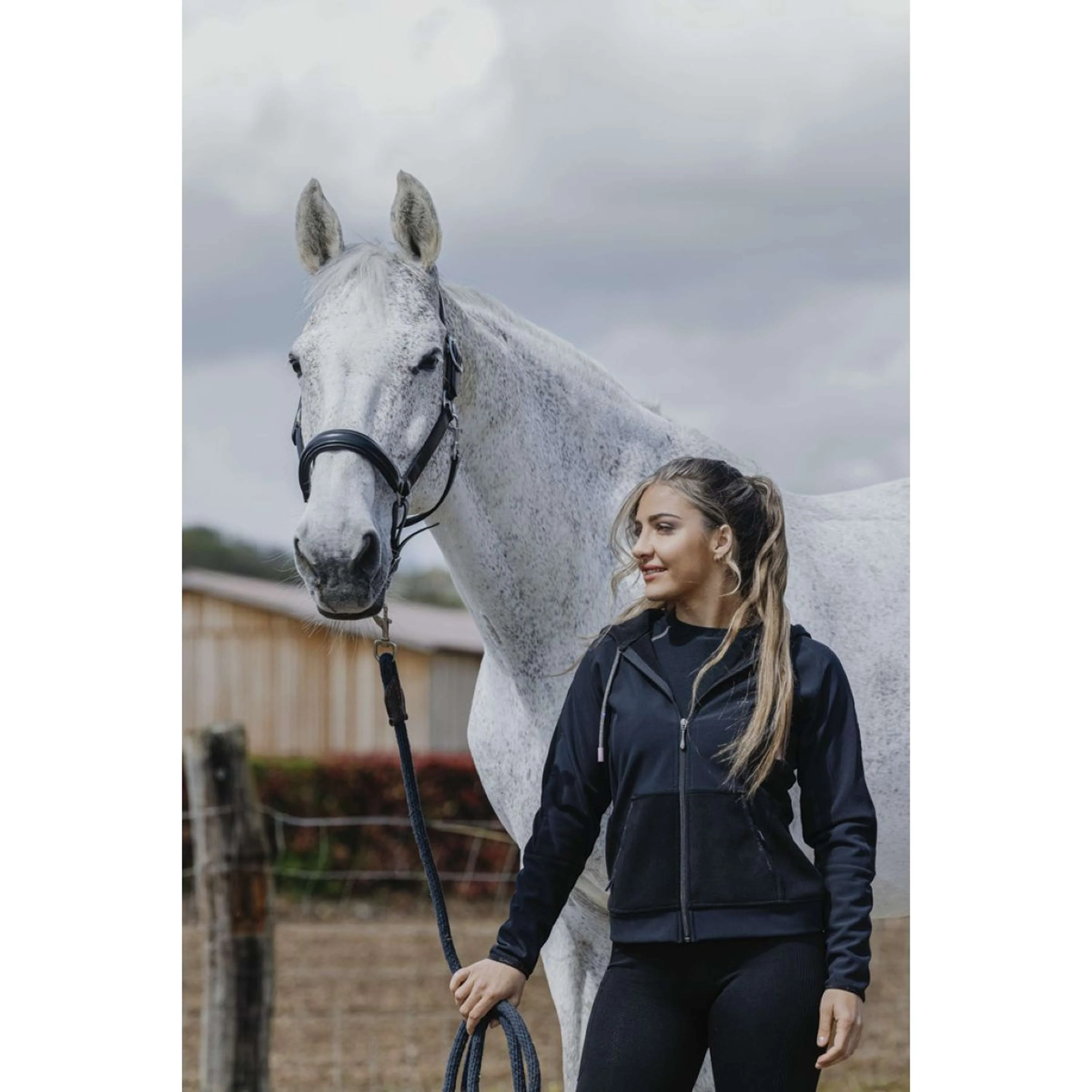 EQUITHÈME Legging d'Équitation Acacia Noir - Image 3