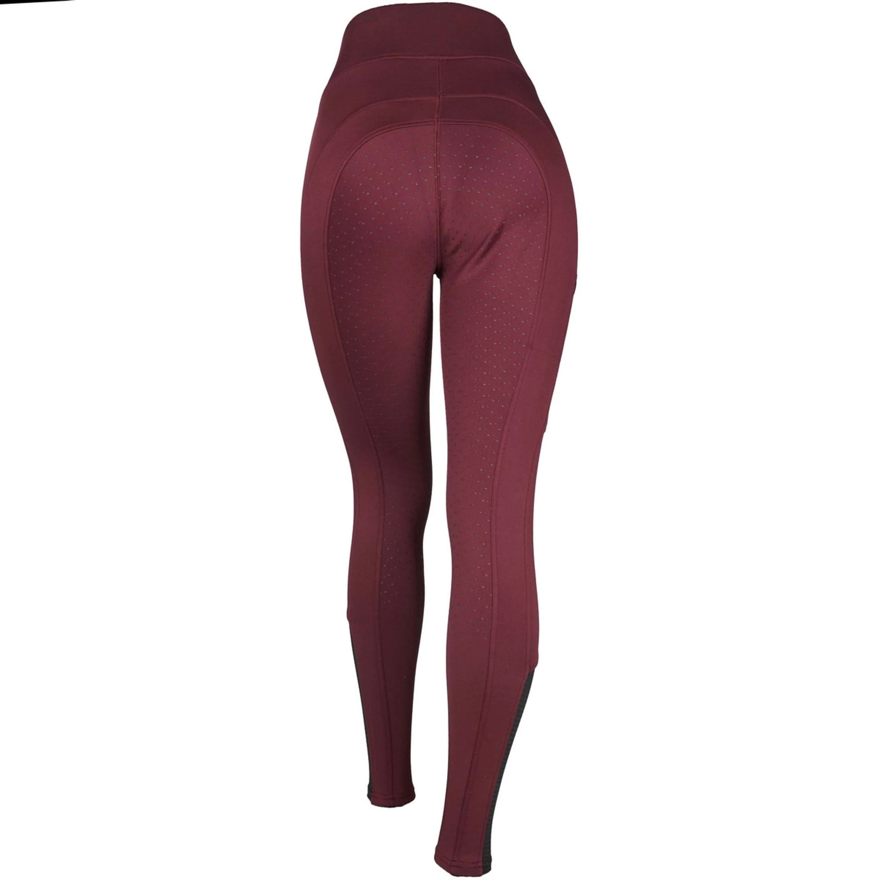 EQUITHÈME Legging d'Équitation Brigitte Bordeaux - Image 3