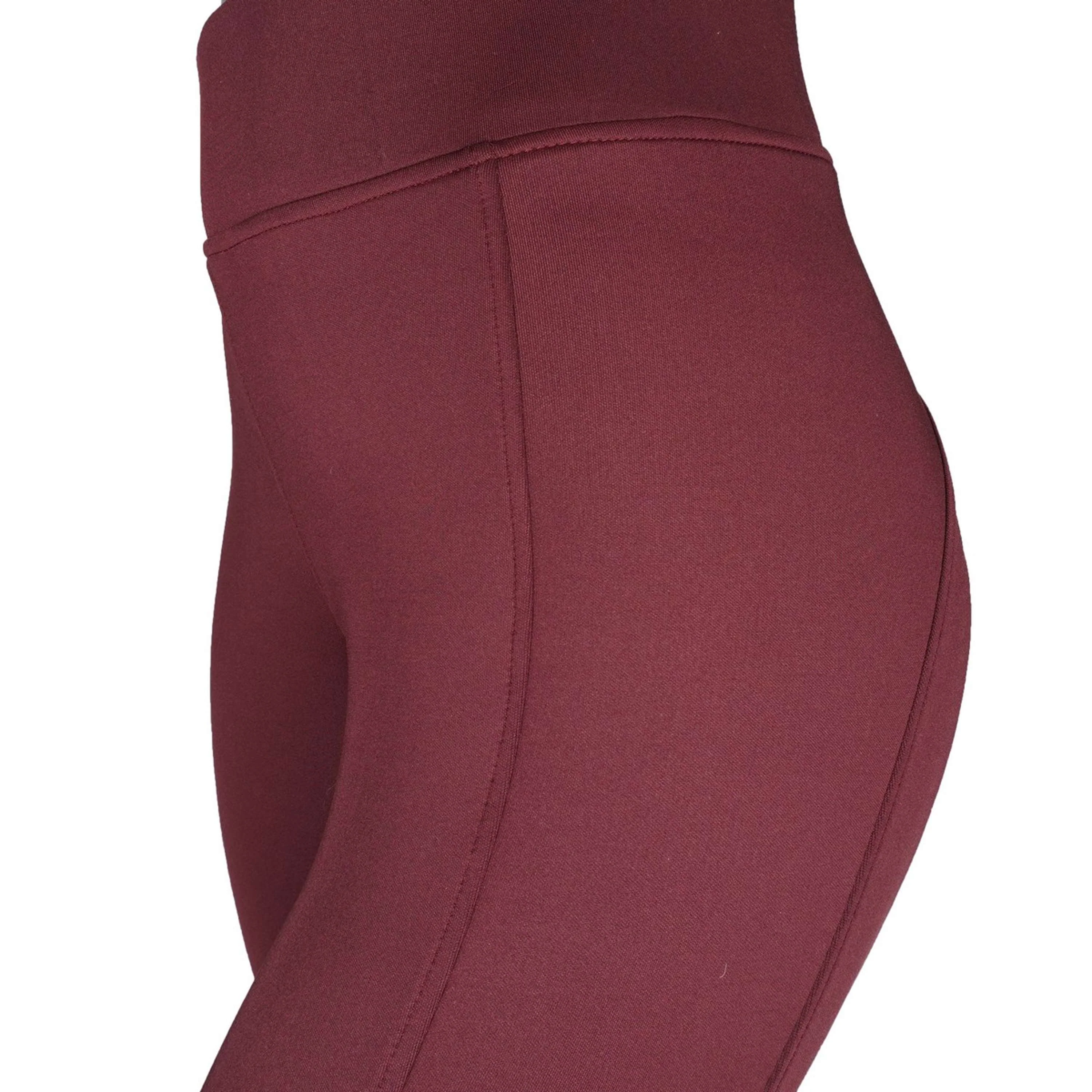 EQUITHÈME Legging d'Équitation Brigitte Bordeaux - Image 5