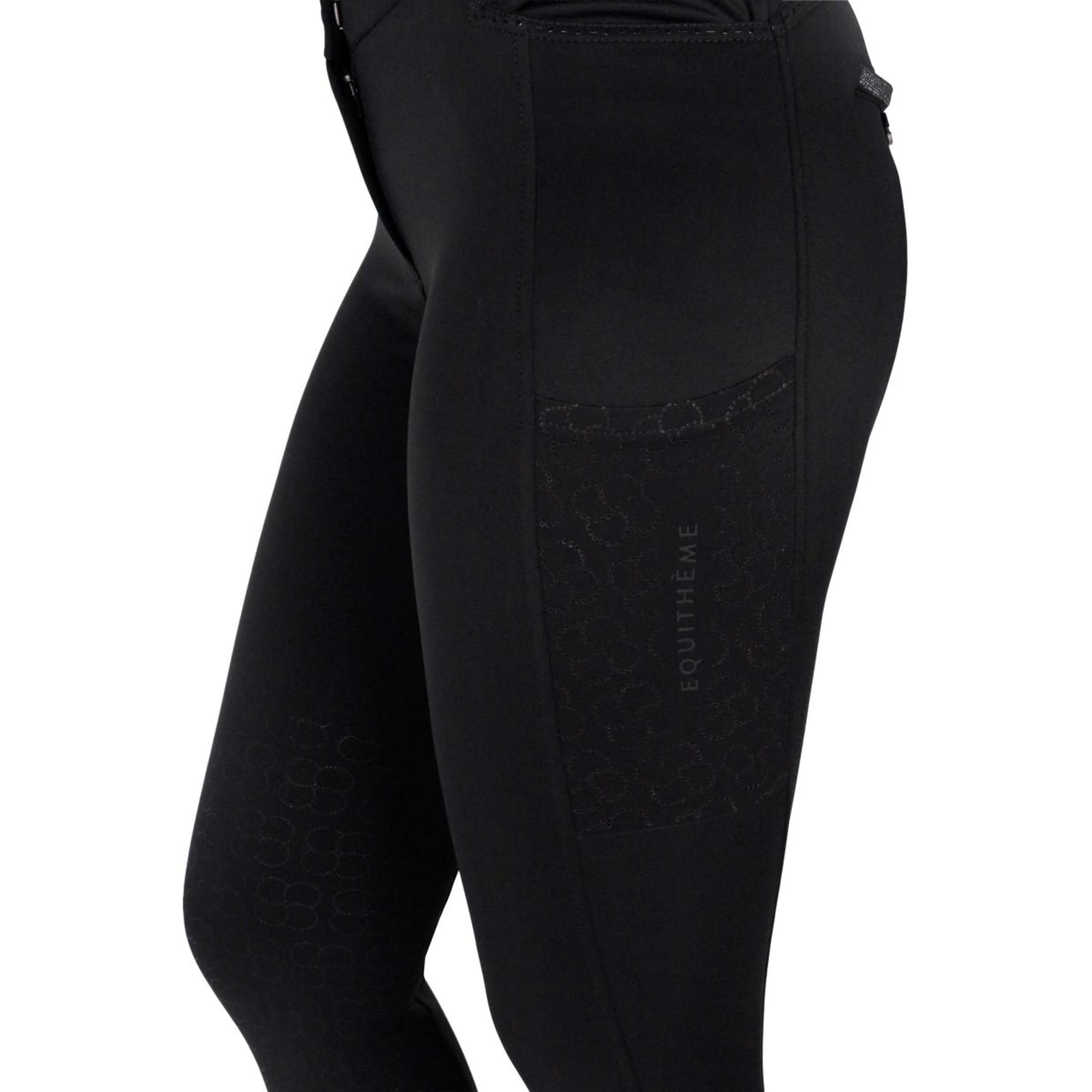 EQUITHÈME Pantalon d'Équitation Capucine Full Grip Noir - Image 5