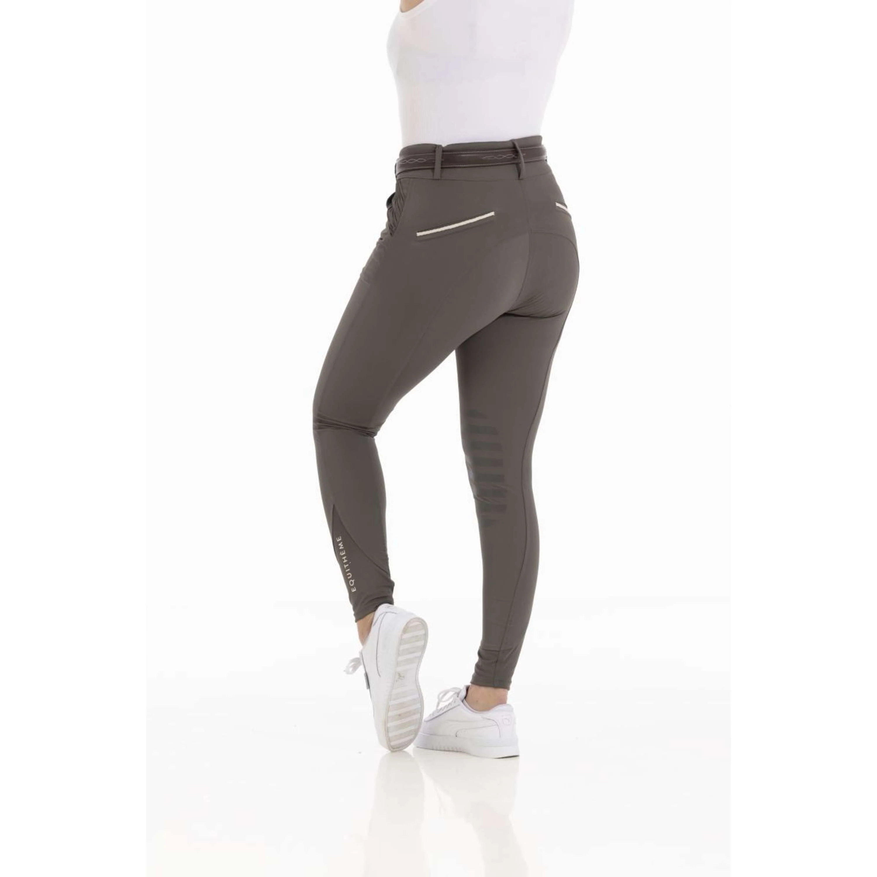 EQUITHÈME Pantalon d'Équitation Josephine Taupe - Image 2