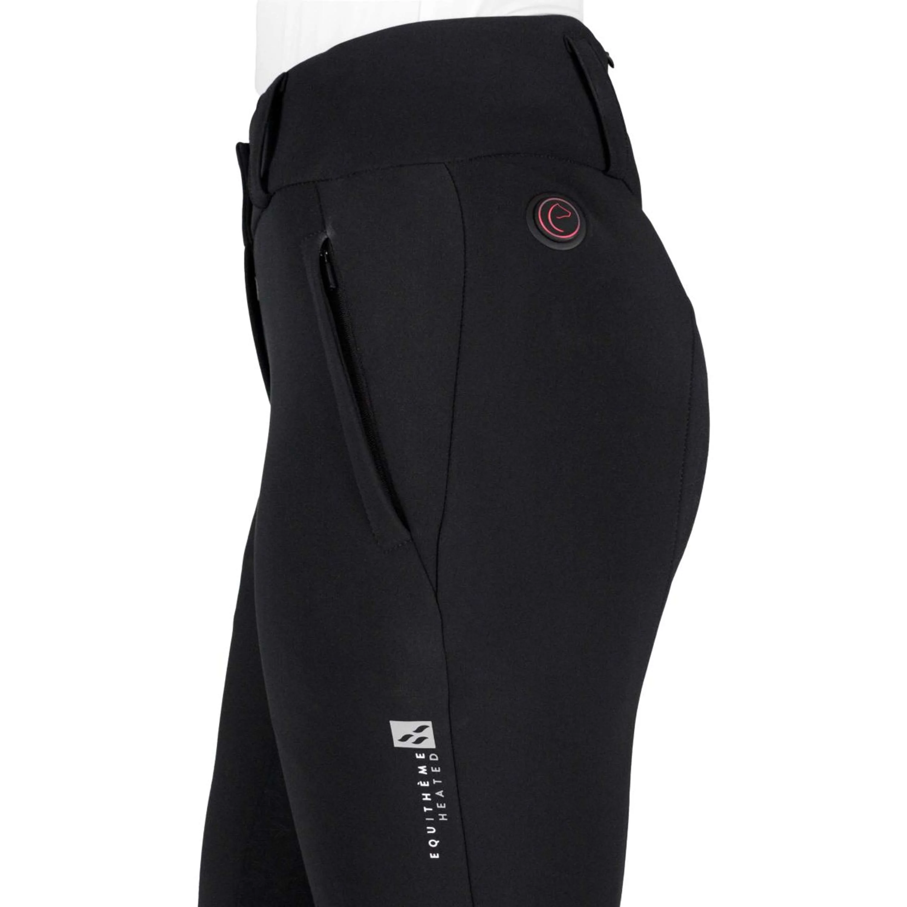 EQUITHÈME Pantalon d'Équitation Sierra Heated Full Grip Noir - Image 2