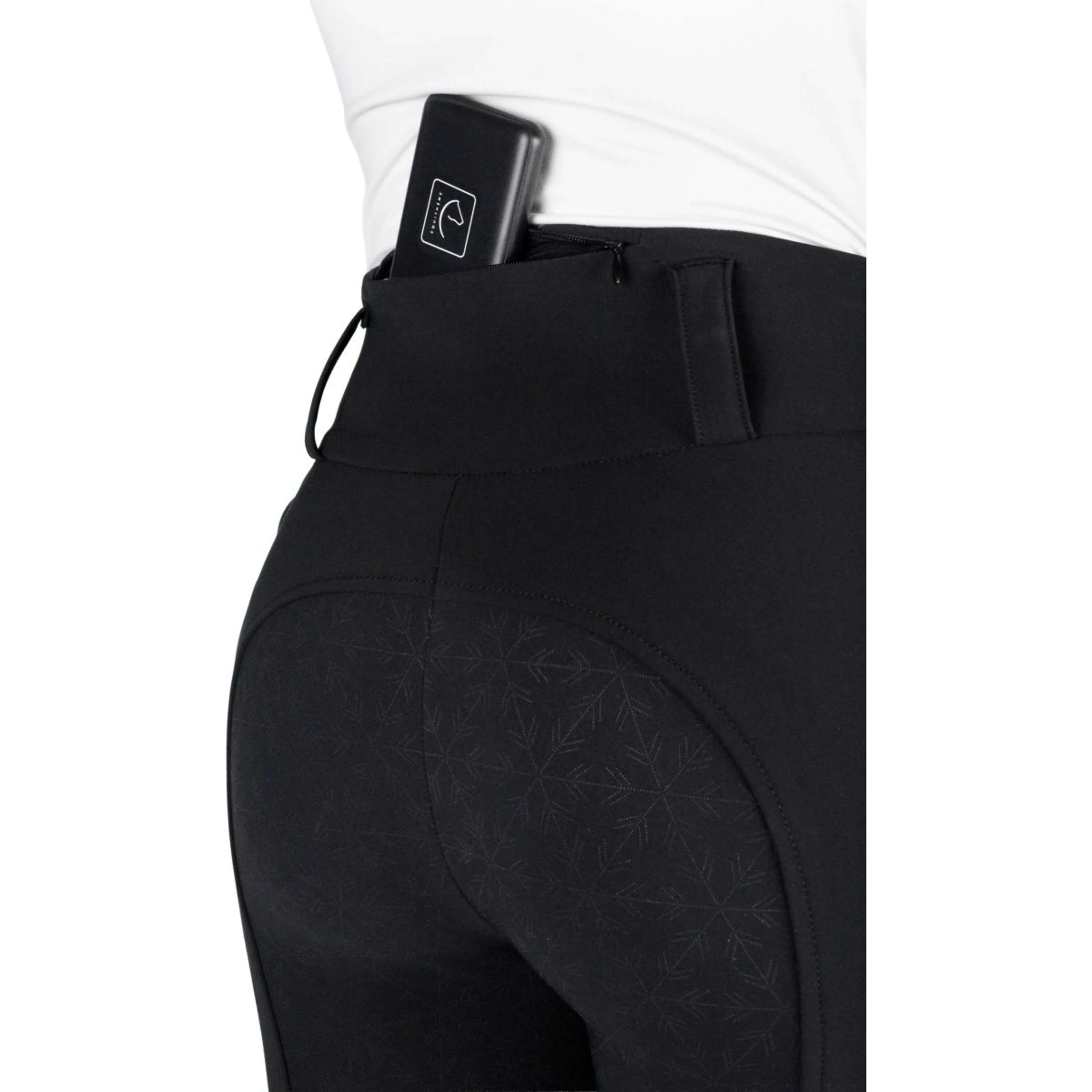 EQUITHÈME Pantalon d'Équitation Sierra Heated Full Grip Noir - Image 6