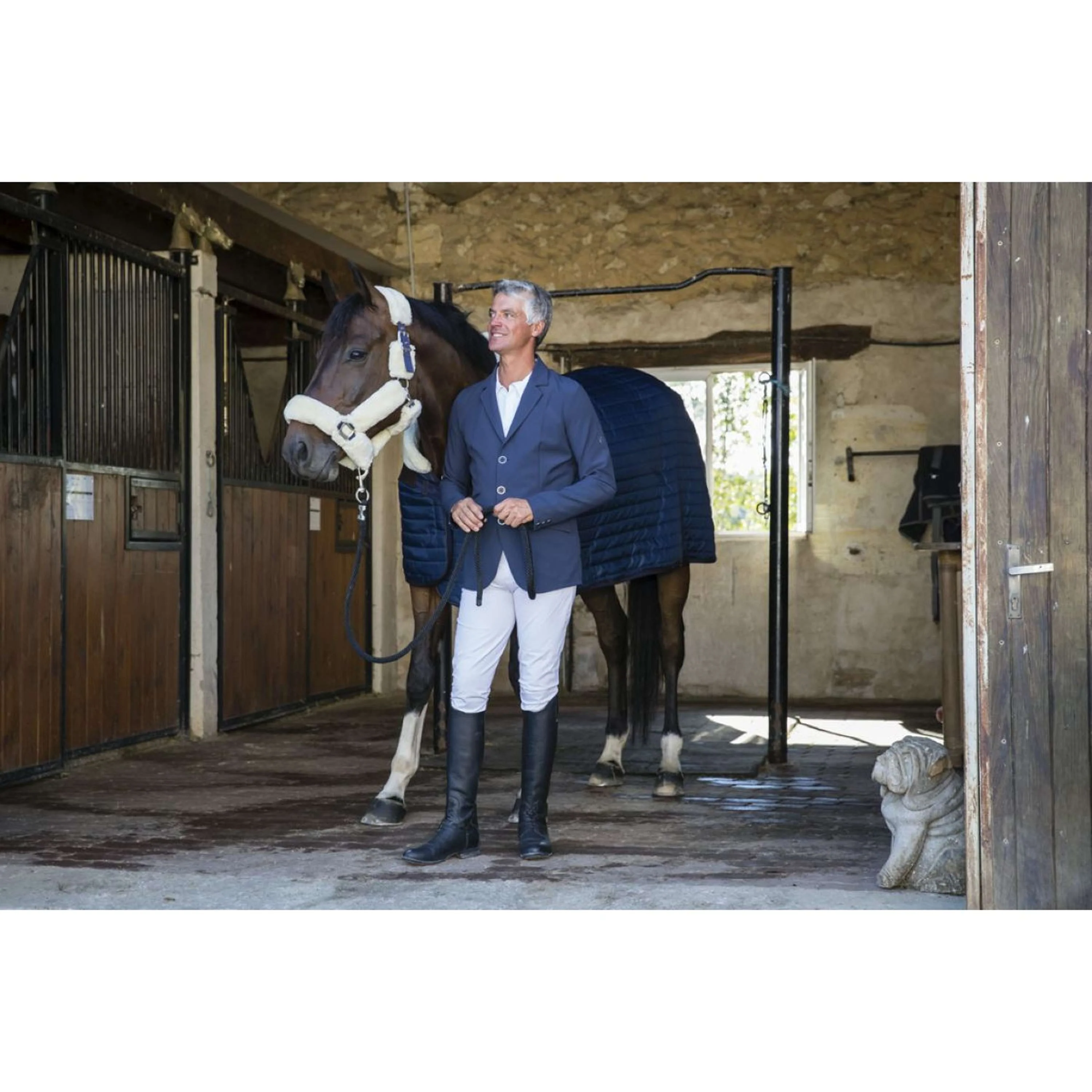 EQUITHÈME Petite Veste de Concours Dublin Hommes Marine Bleu - Image 5