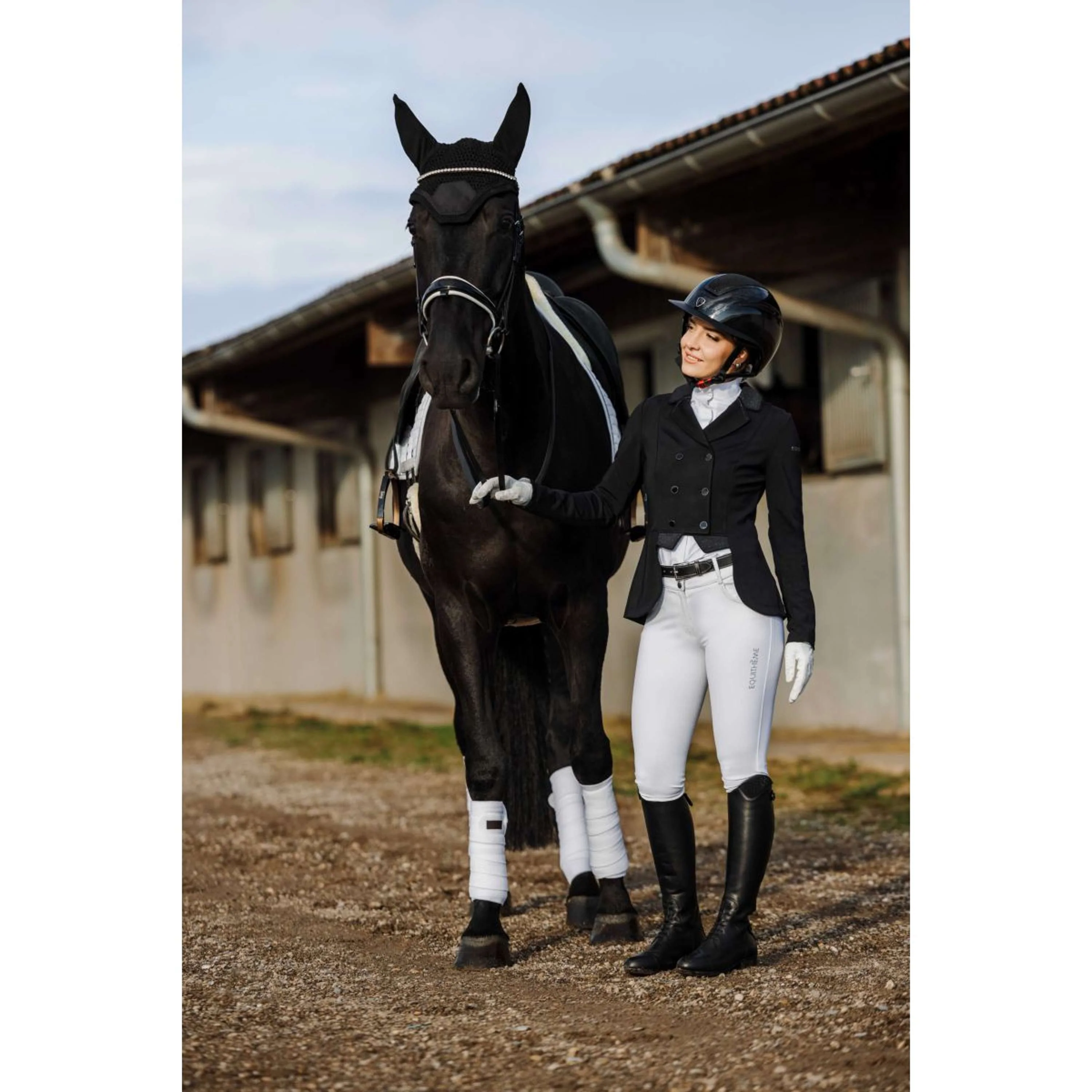 EQUITHÈME Petite Veste de Concours Munich Femme Noir - Image 2