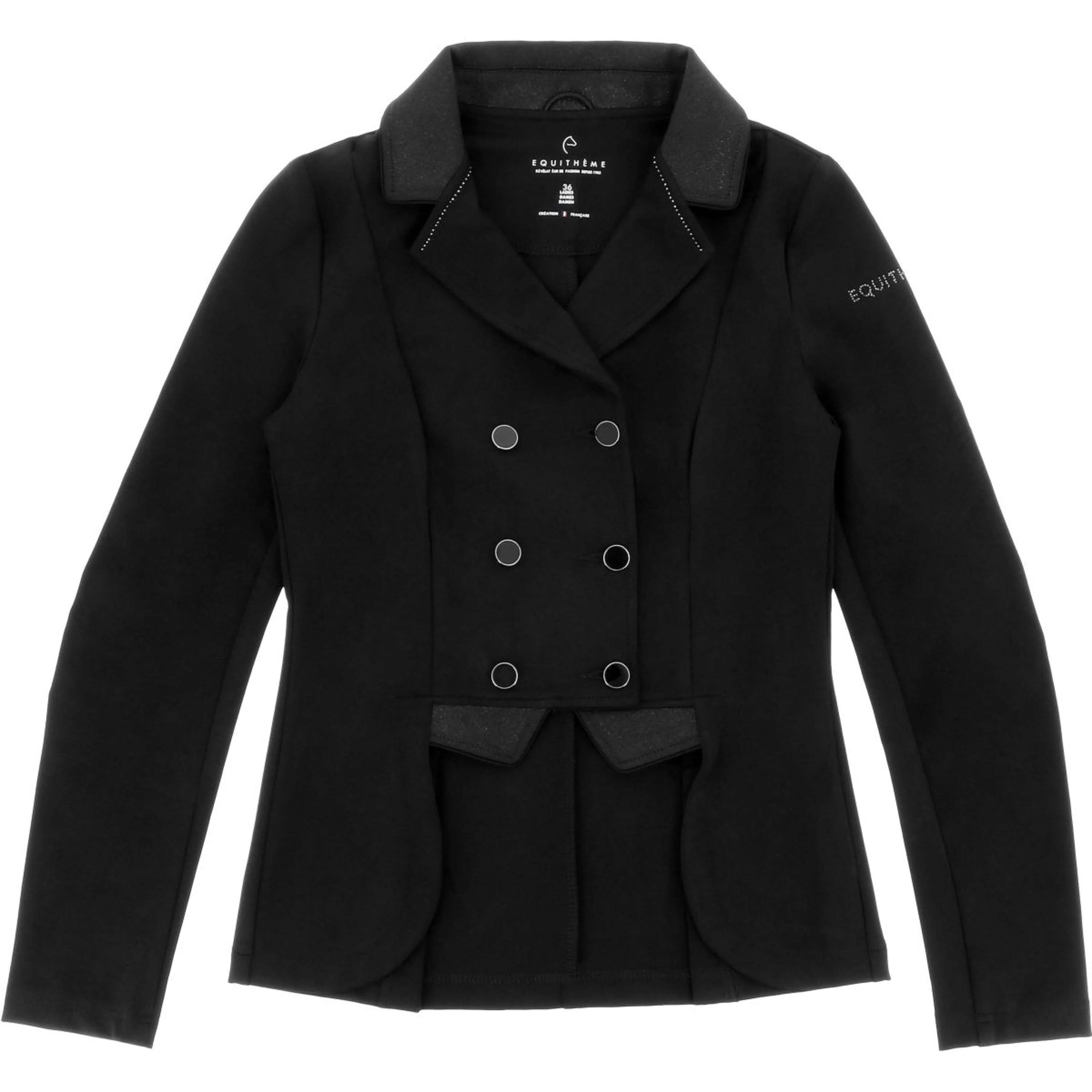 EQUITHÈME Petite Veste de Concours Munich Femme Noir - Image 3