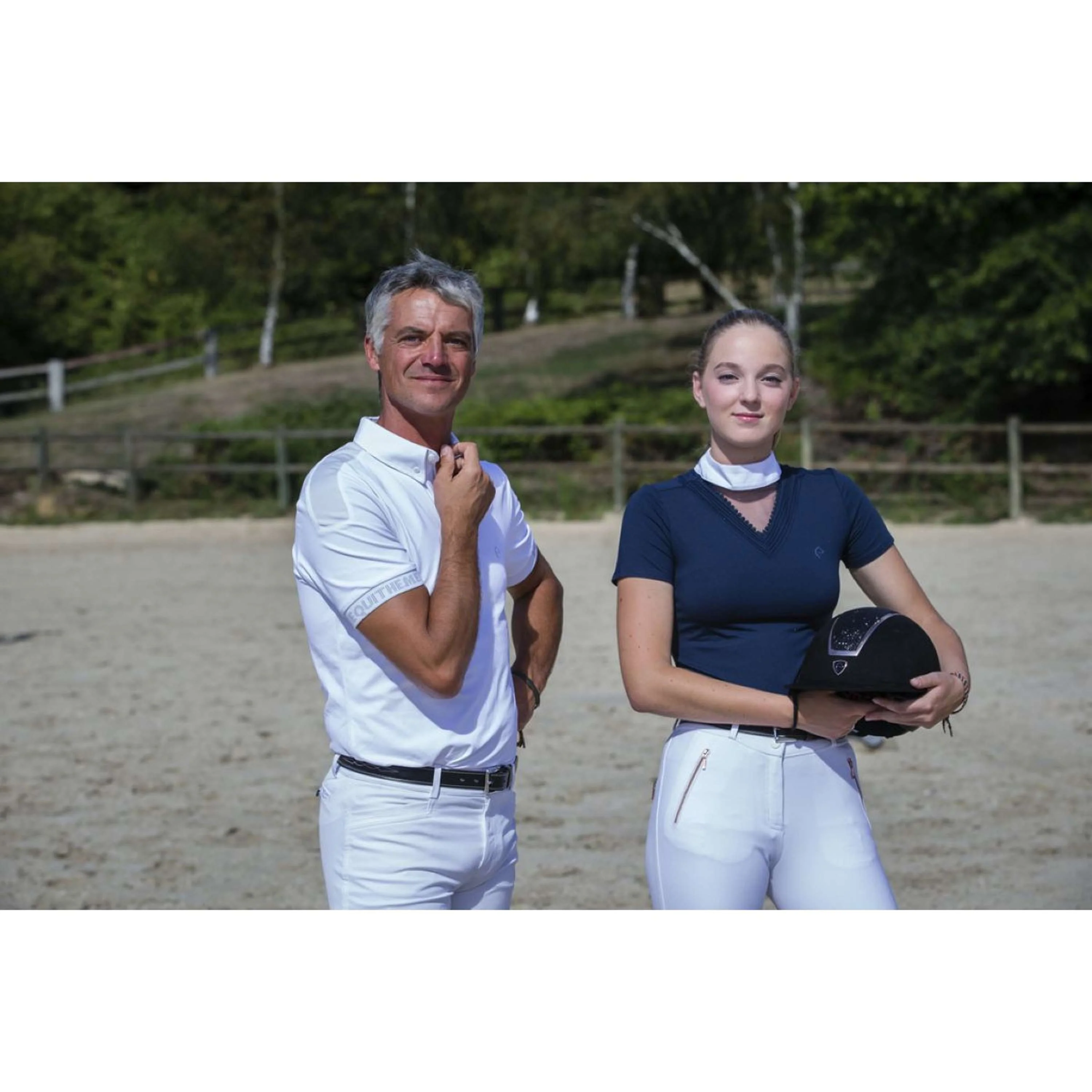 EQUITHÈME T-shirt de Concours Wellington Blanc - Image 3
