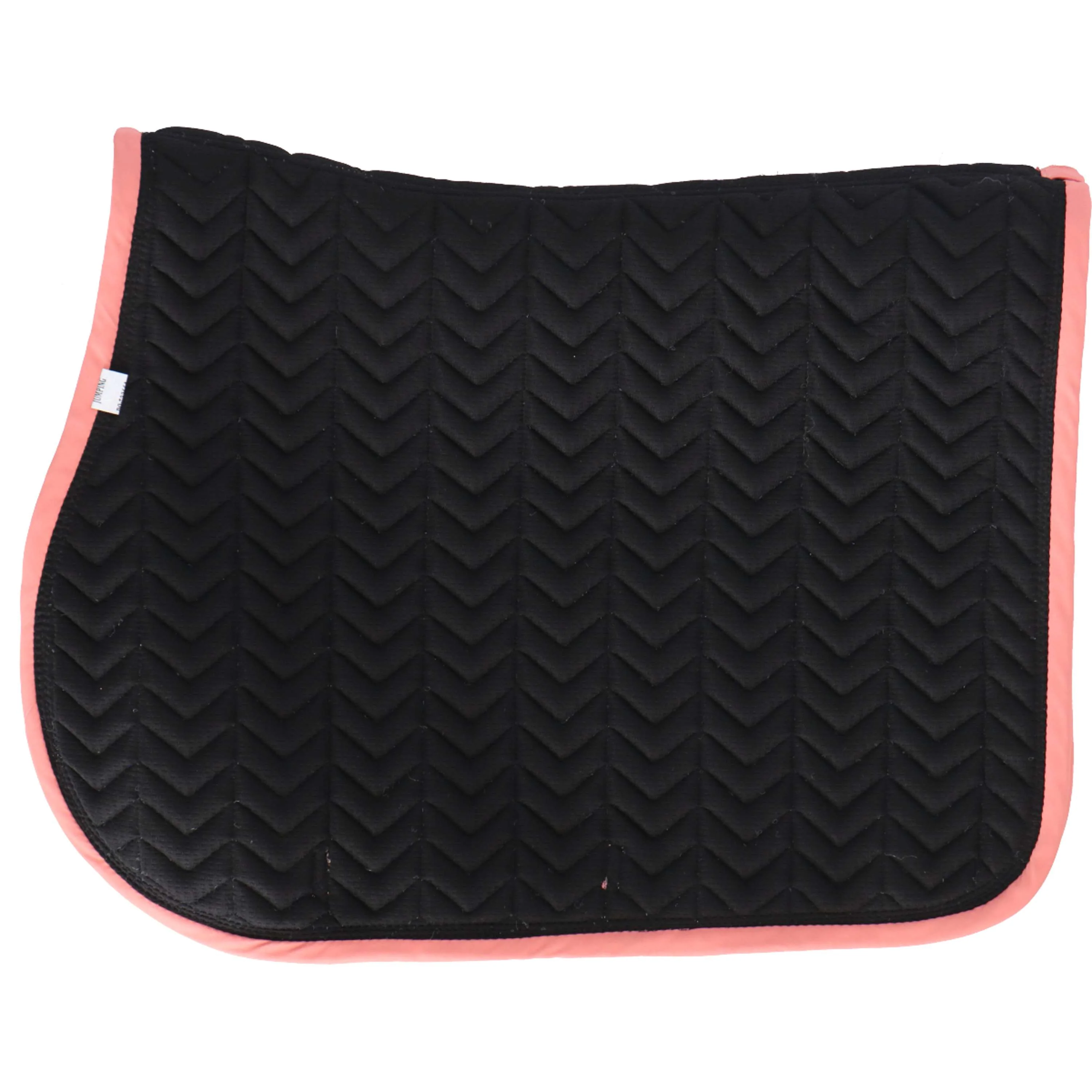 EQUITHÈME Tapis de Selle Softy Jumping Rose Saumon - Image 2