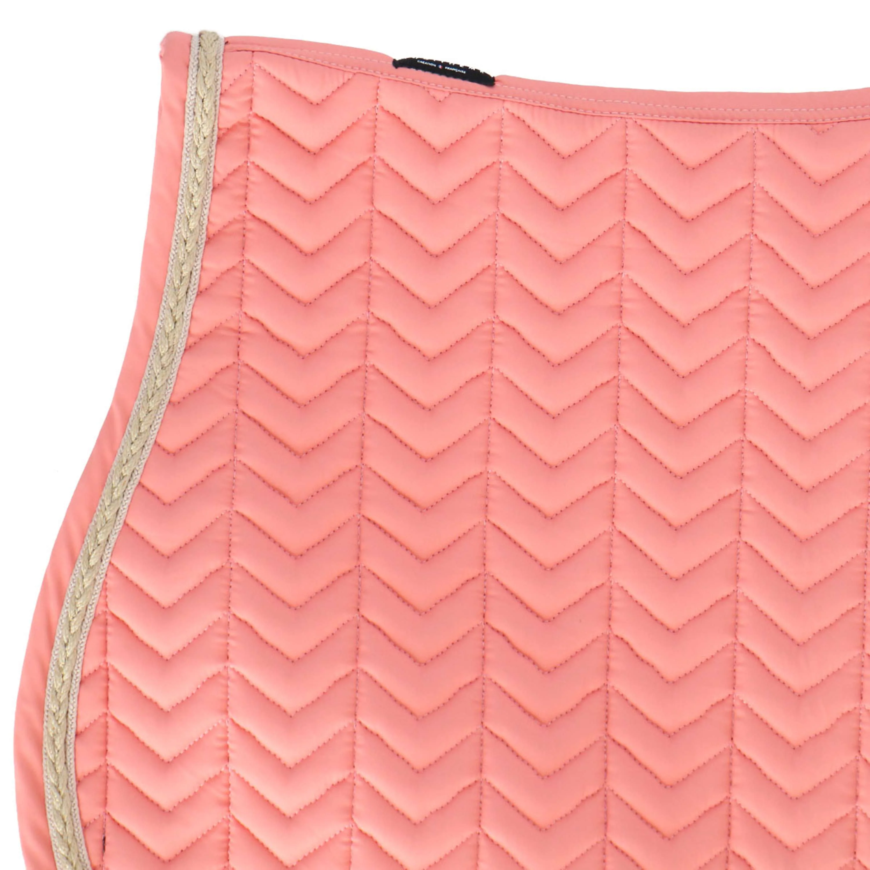 EQUITHÈME Tapis de Selle Softy Jumping Rose Saumon - Image 3