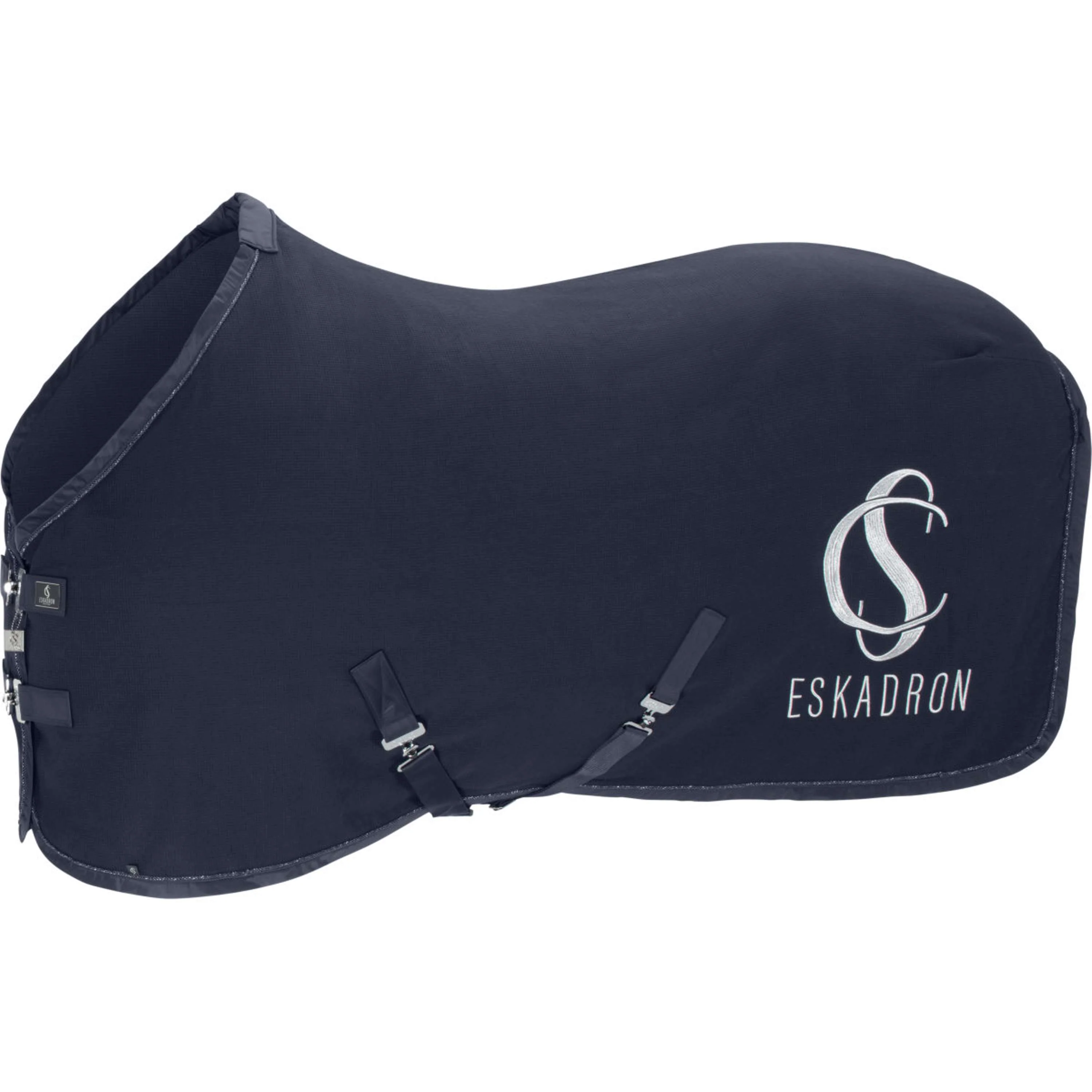 Eskadron Couverture Polaire Classic Sports Coton Gaufré Marin