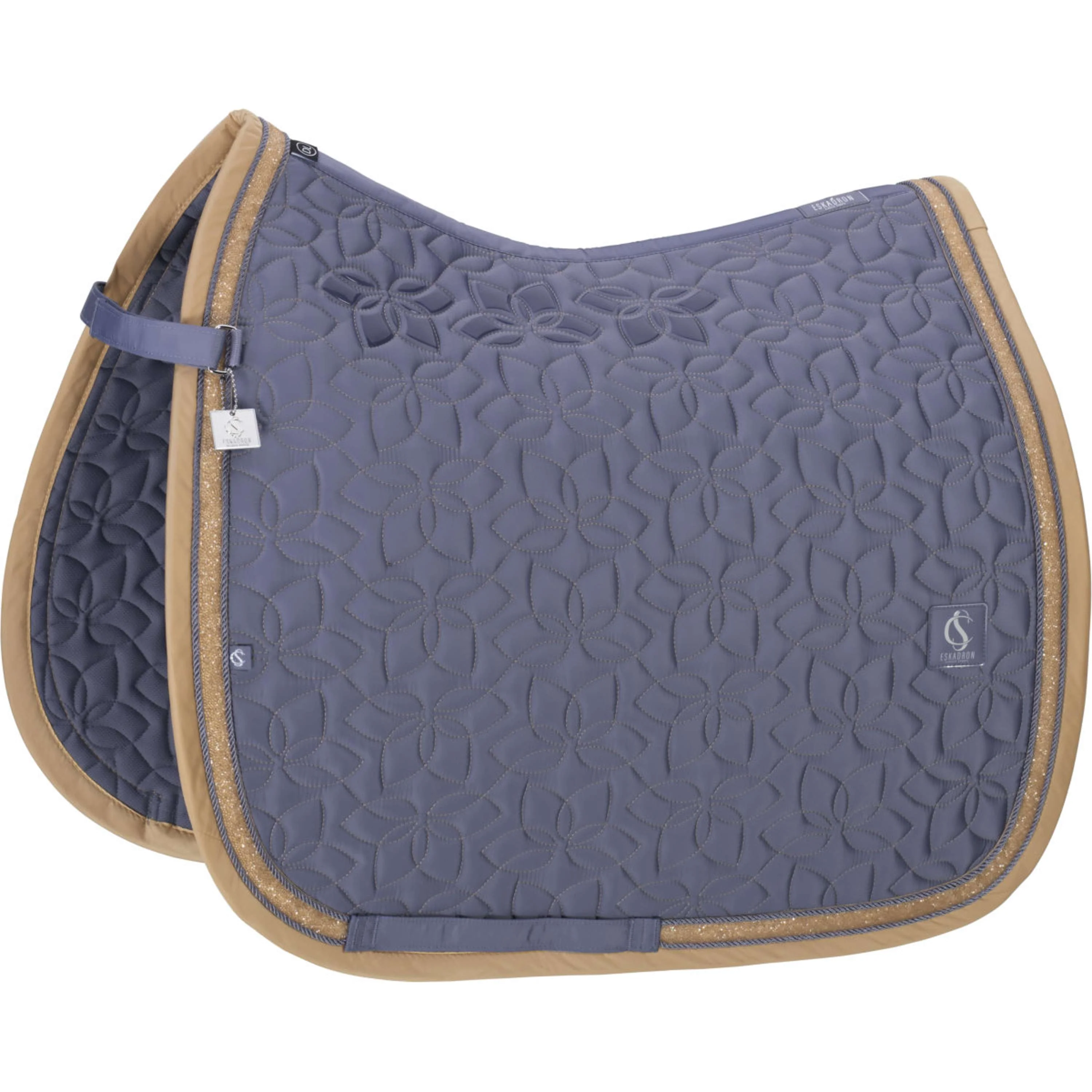 Eskadron Tapis de Selle Classic Sports Glossy Jewel Contrast Dressage Orchid