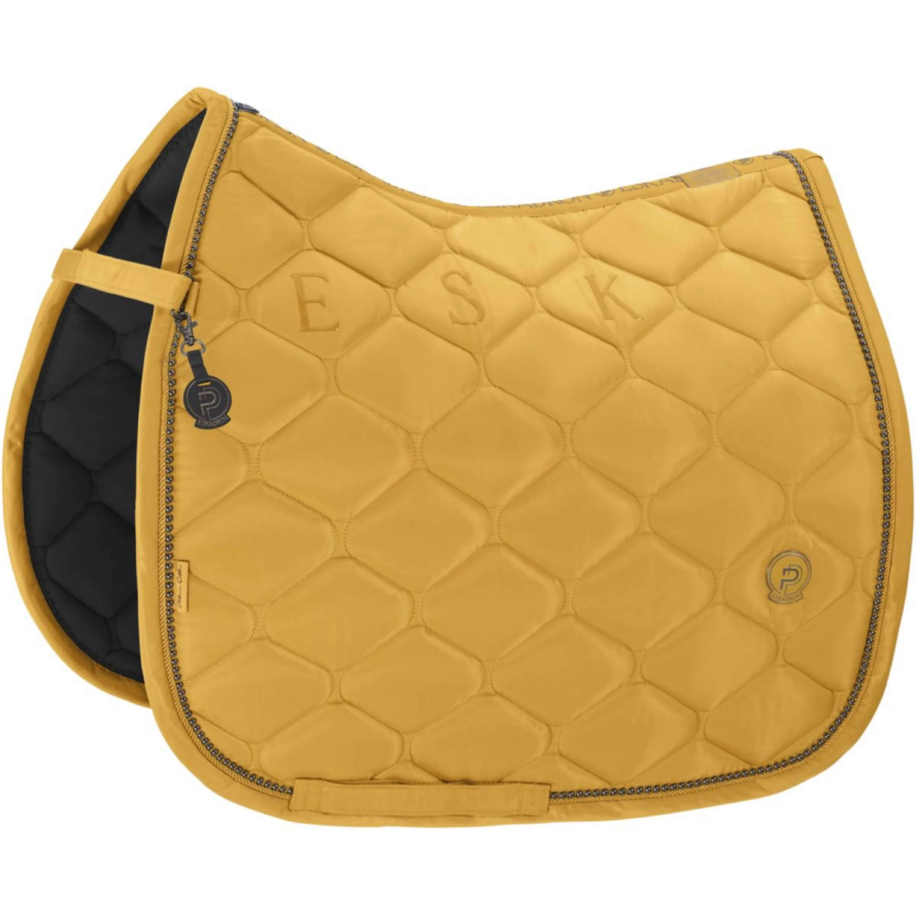 Eskadron Tapis de Selle Highgloss Pearls Platinum '25 Dressage Golden Yellow