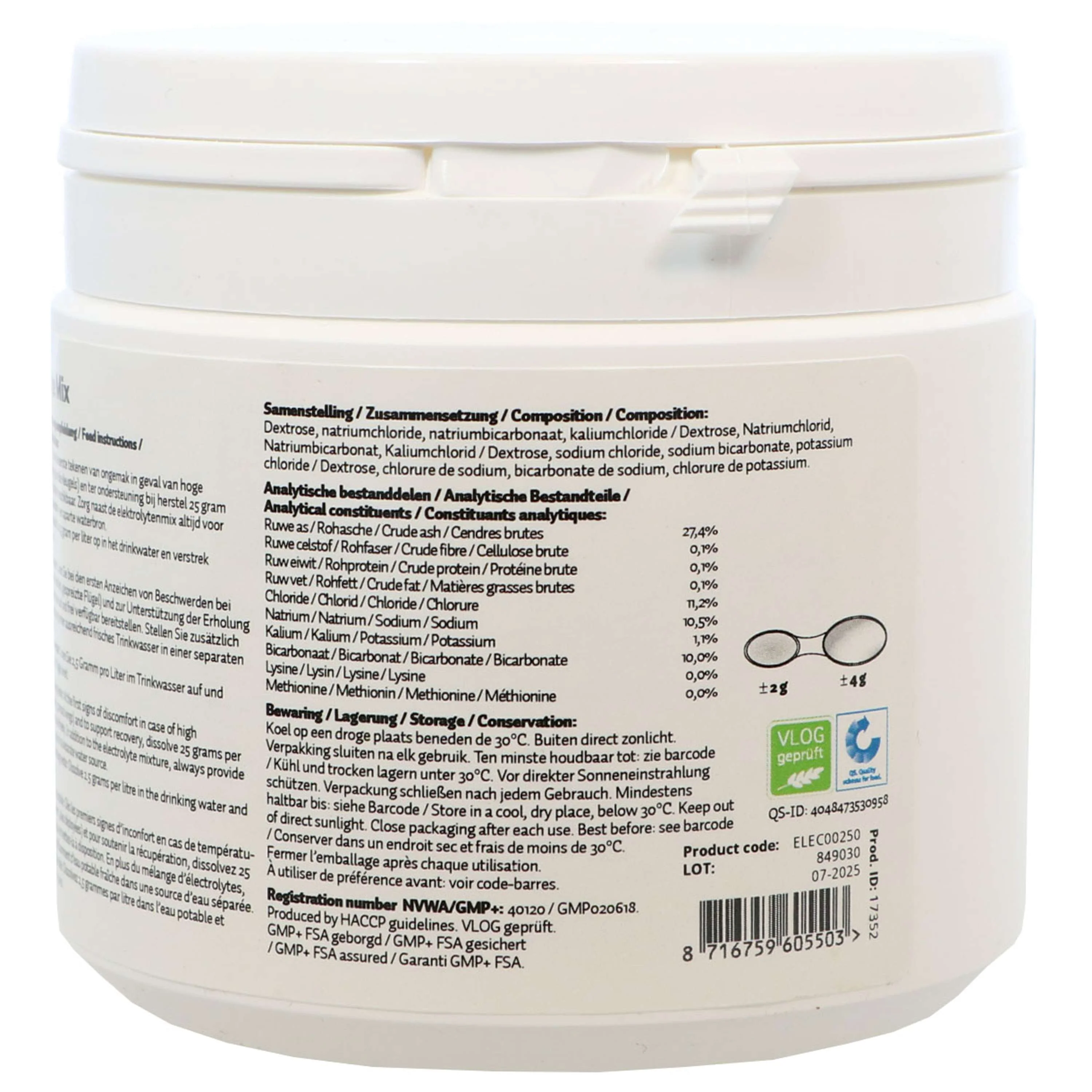 Excellent Electrolytes Mix pour le petit Bétail - Image 4