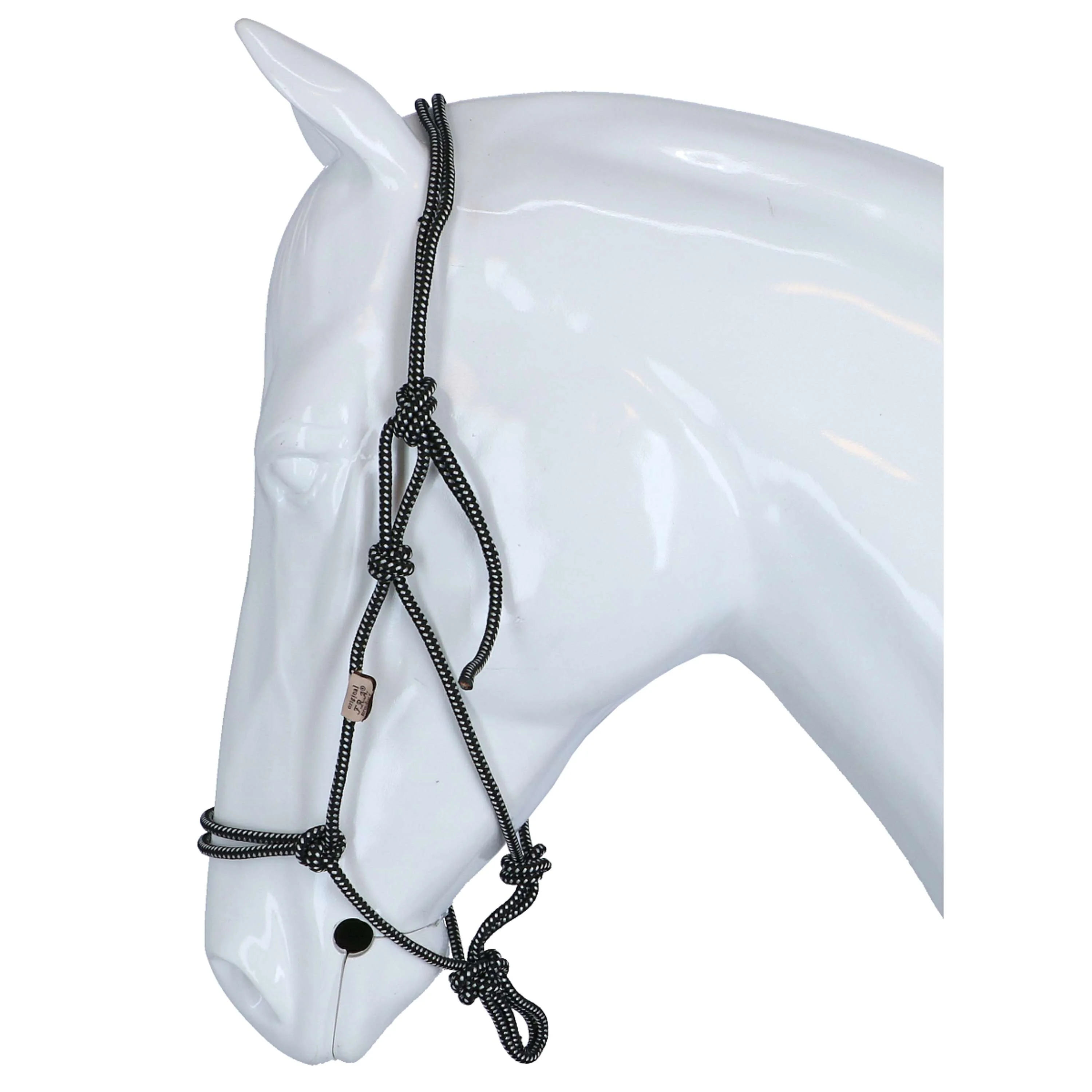 F.R.A. Licol de Travail Babia Ruchi Collection Nylon Noir/Blanc - Image 3