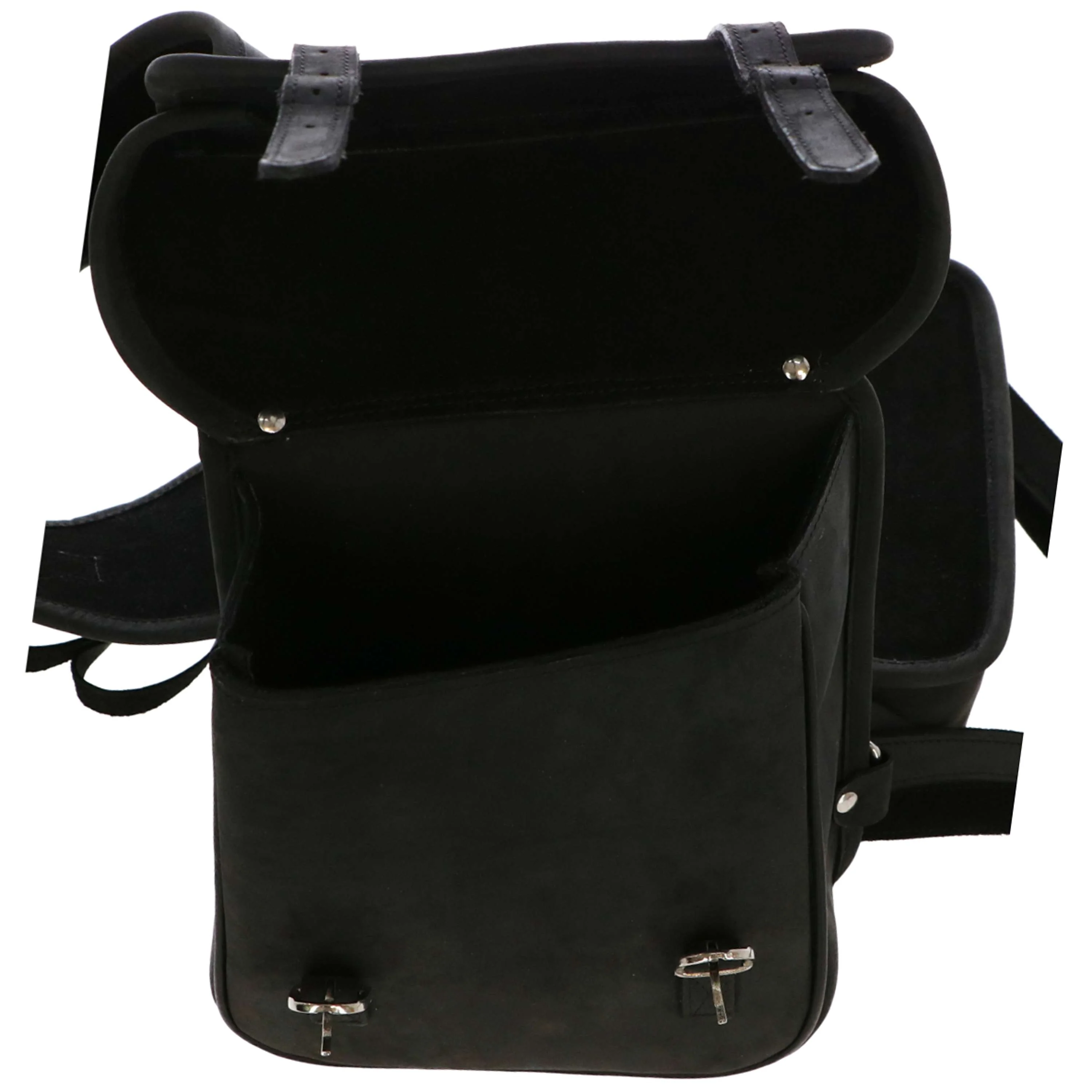 F.R.A. Sacoche Double de Selle Ico Cuir Noir - Image 5
