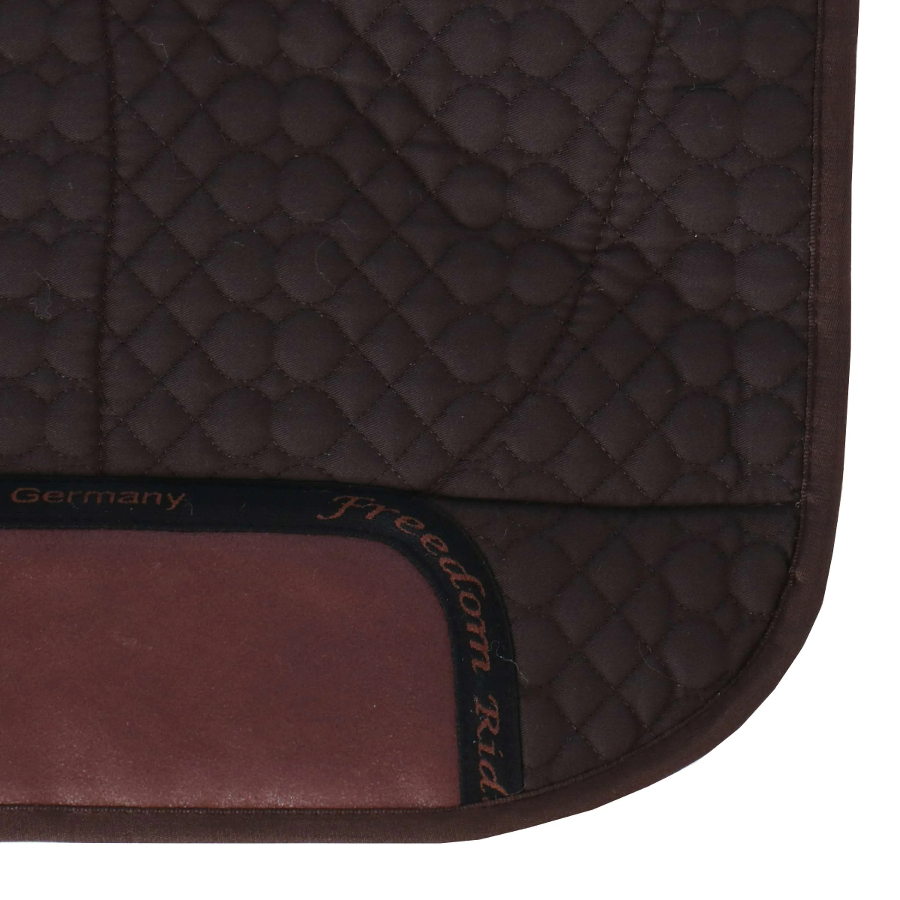 F.R.A. Tapis Western De Luxe Extra Fourrure Complète 3 Compartiments avec Inserts Marron/Naturel - Image 5