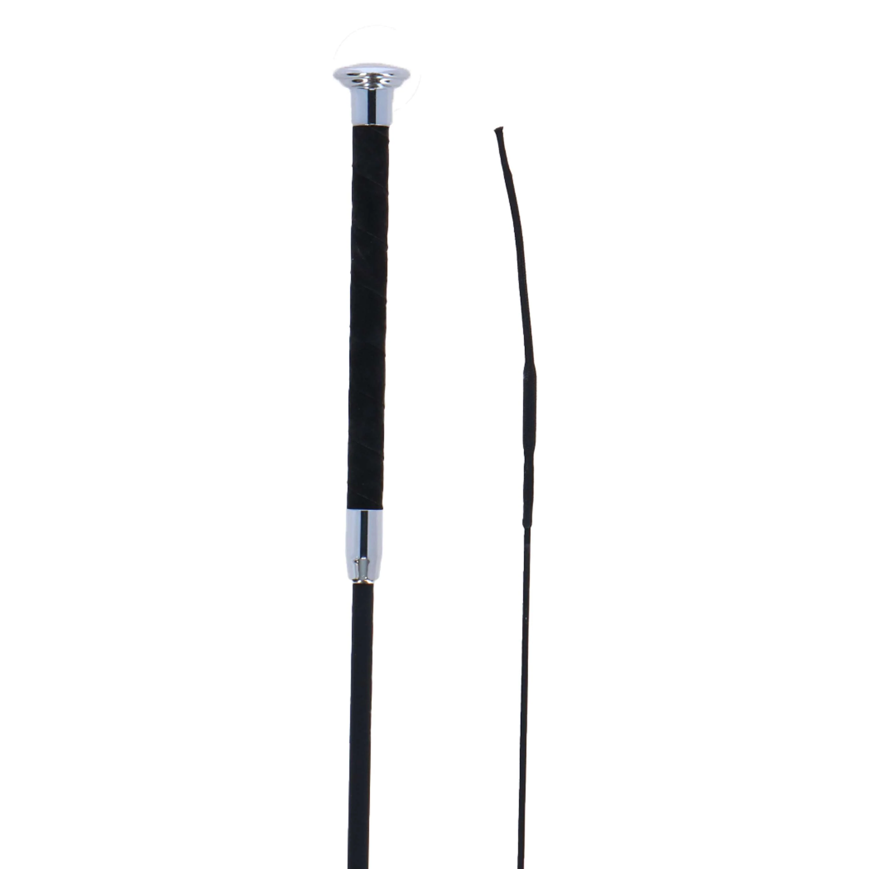 Fleck Cravache de Dressage SilkTouch Premium Chrome