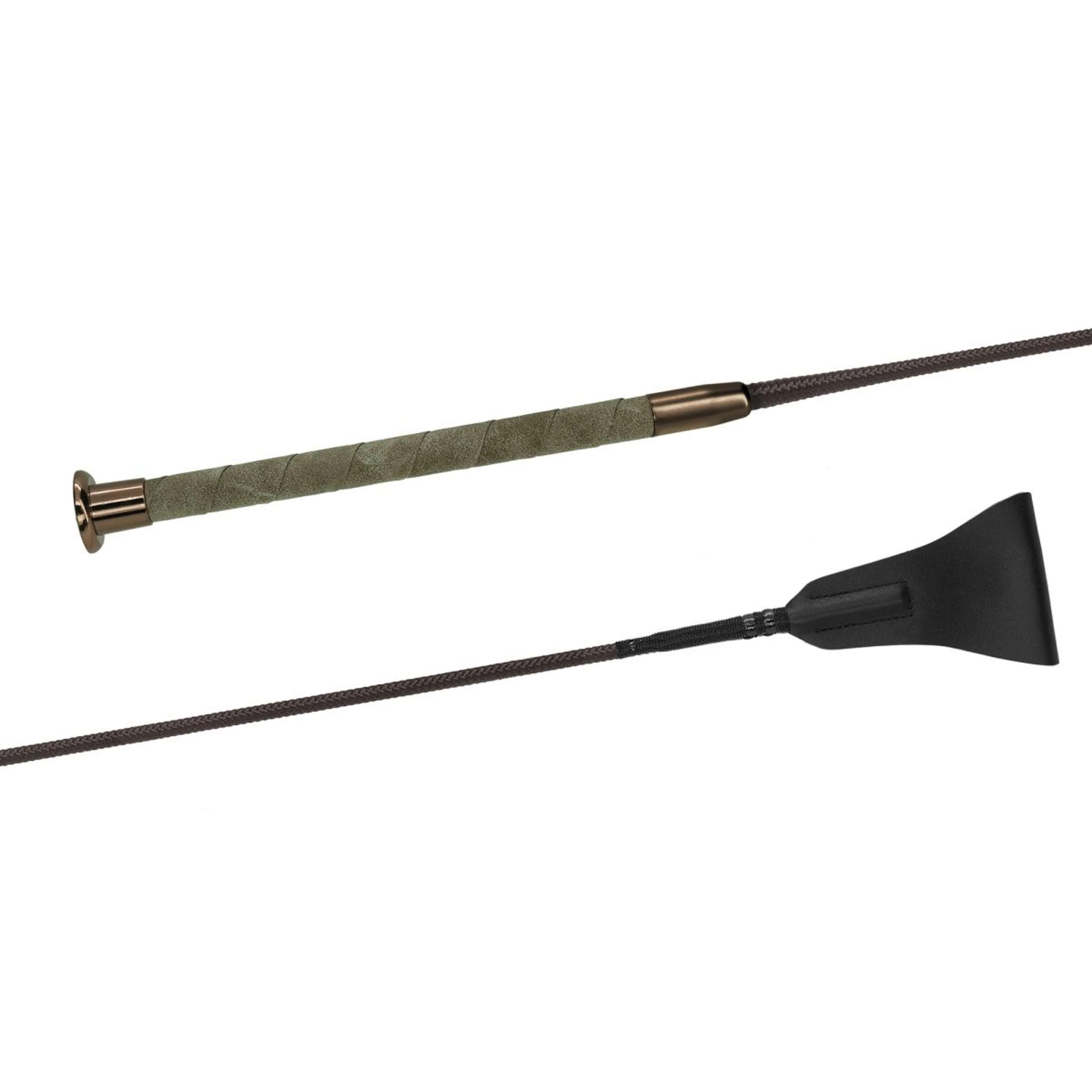 Fleck Cravache de Saut Softex-Grip Marron
