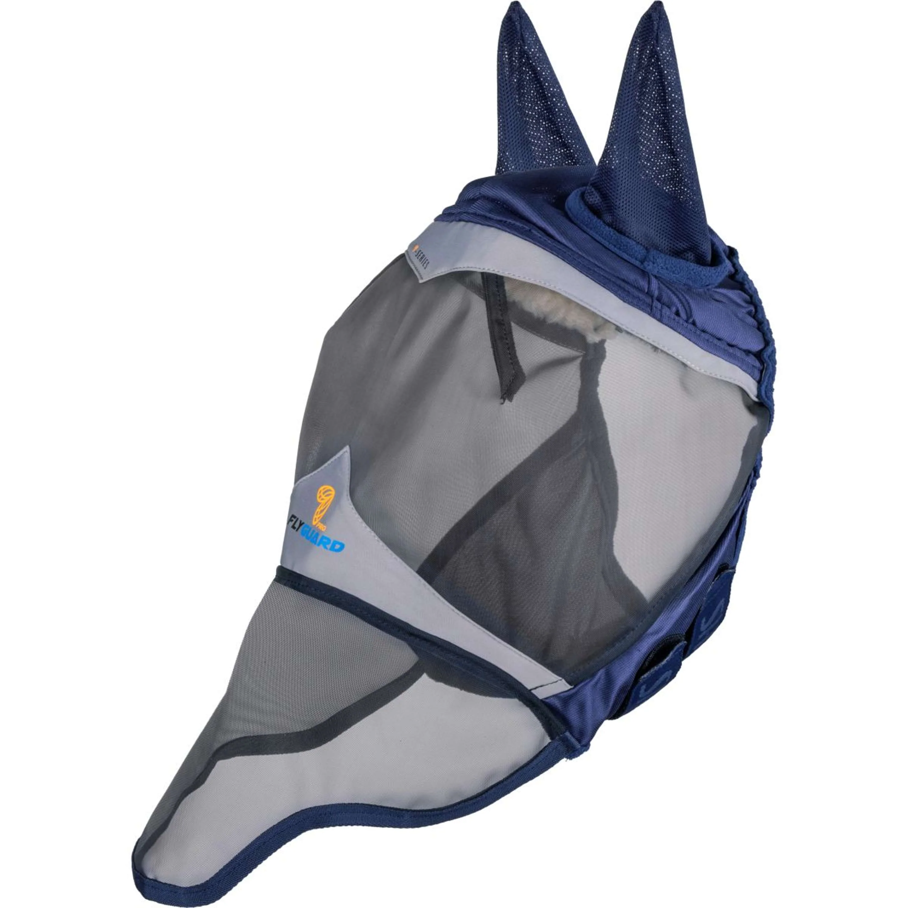 FlyGuard by Shires Masque Anti-Mouches Pro Fine Mesh avec Oreilles et Nez Marin - Image 2