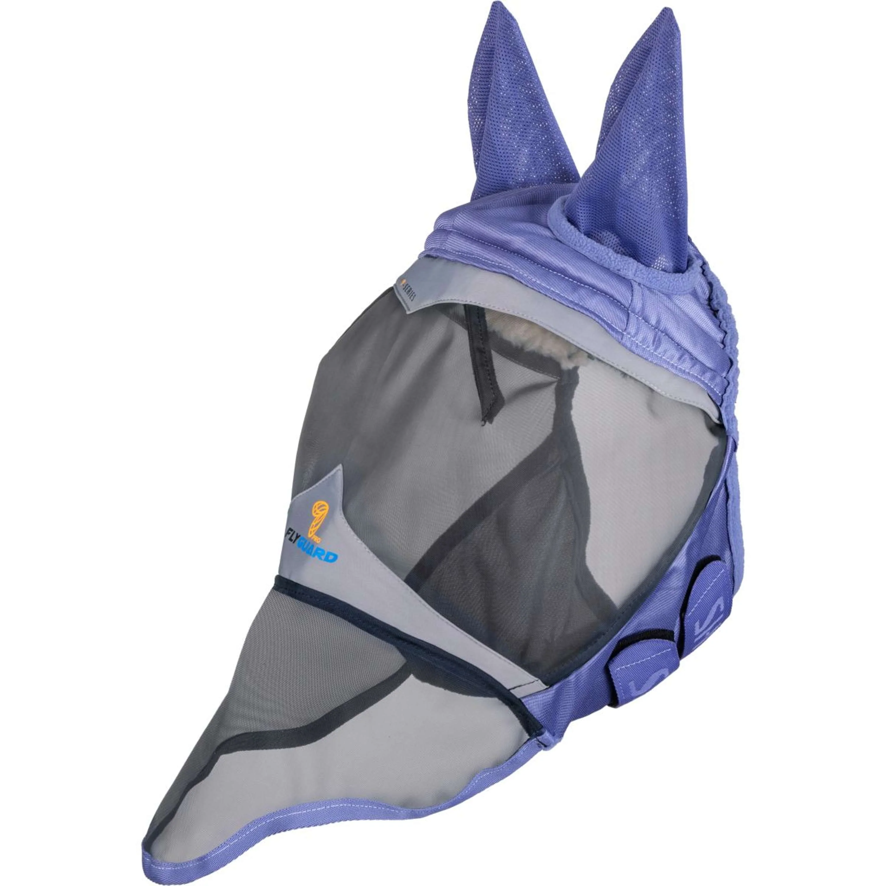 FlyGuard by Shires Masque Anti-Mouches Pro Fine Mesh avec Oreilles et Nez Sky - Image 2