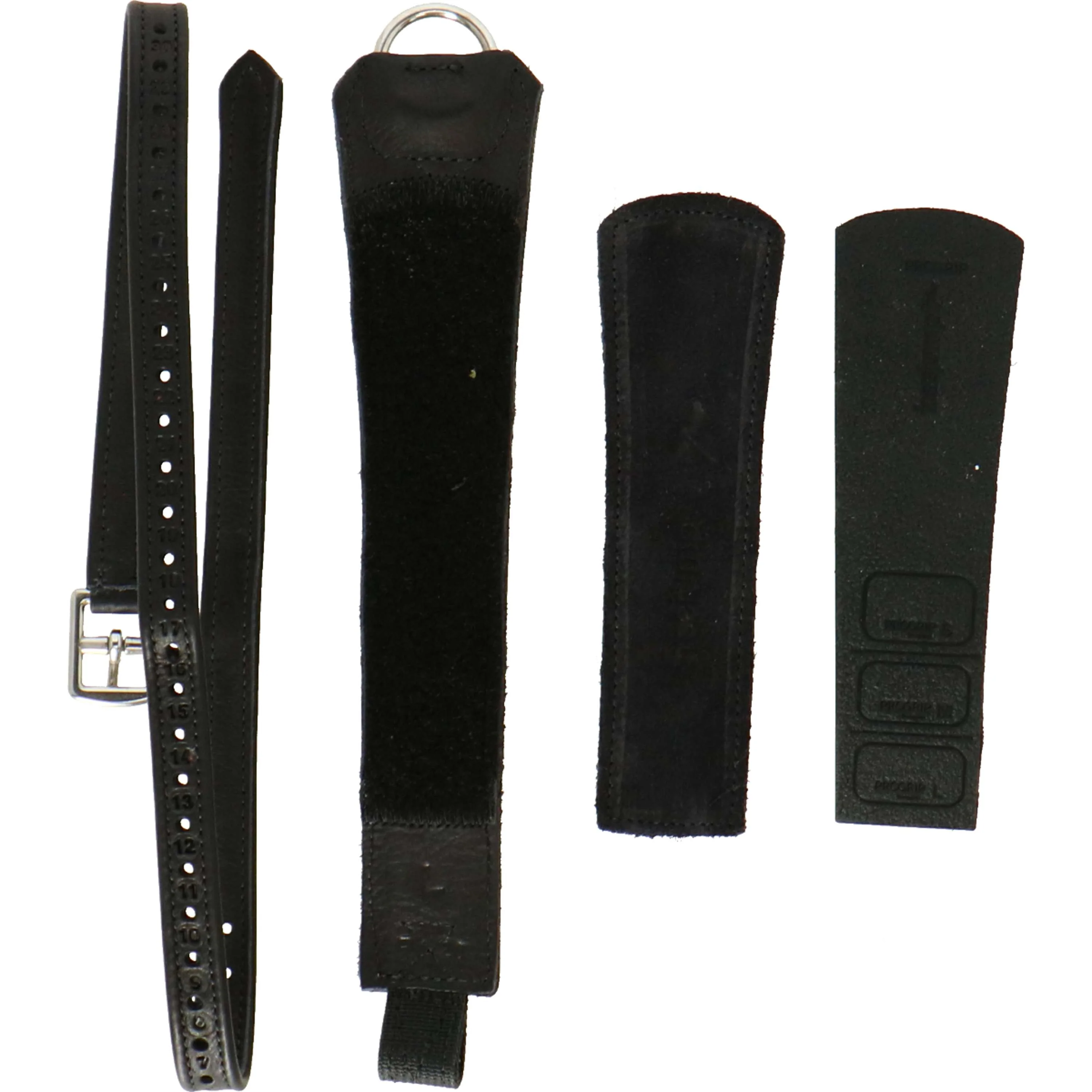 Freejump Étrivières Progrip Cuir Noir - Image 2