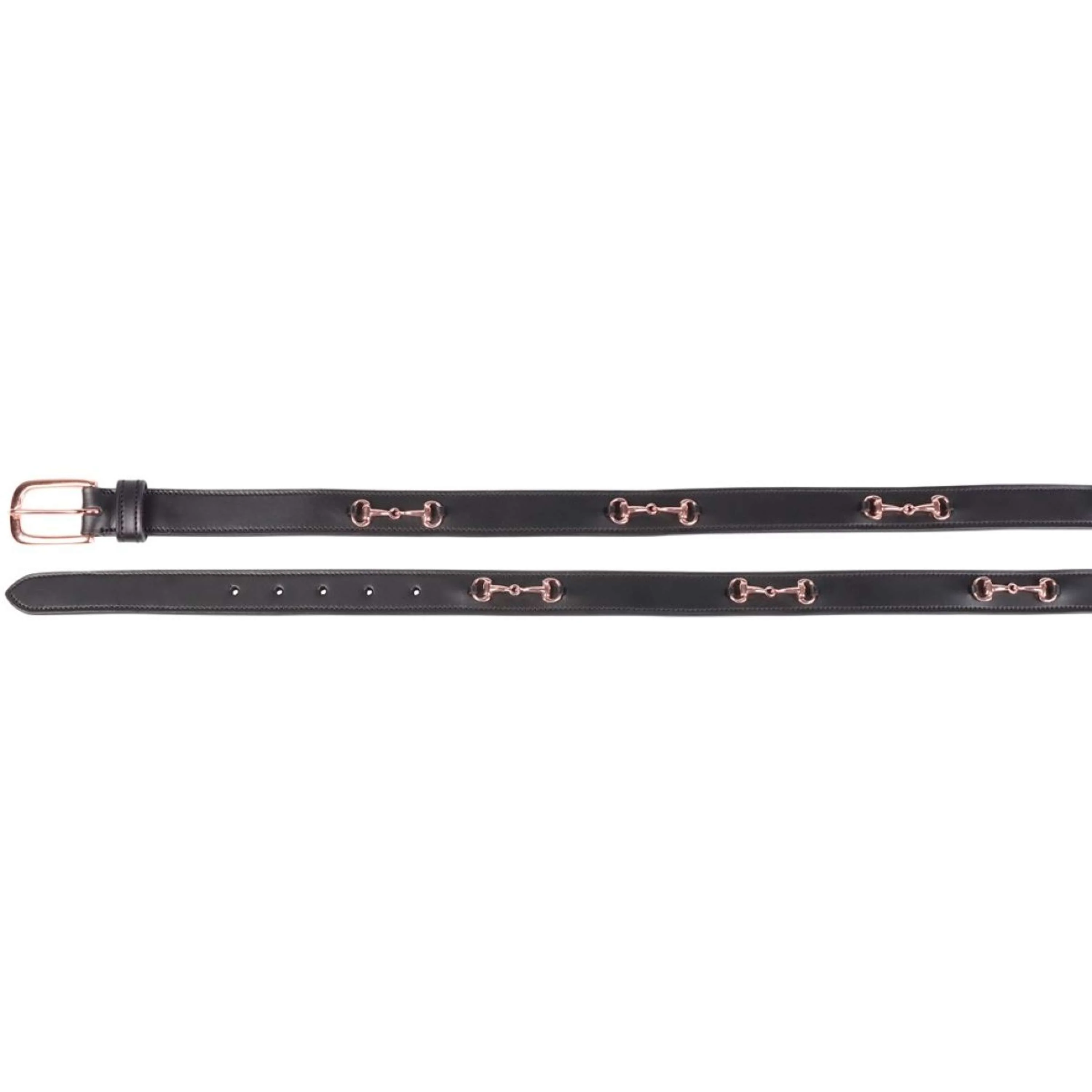 Harry's Horse Ceinture Bit Cuir 2 Noir/Or rose - Image 3