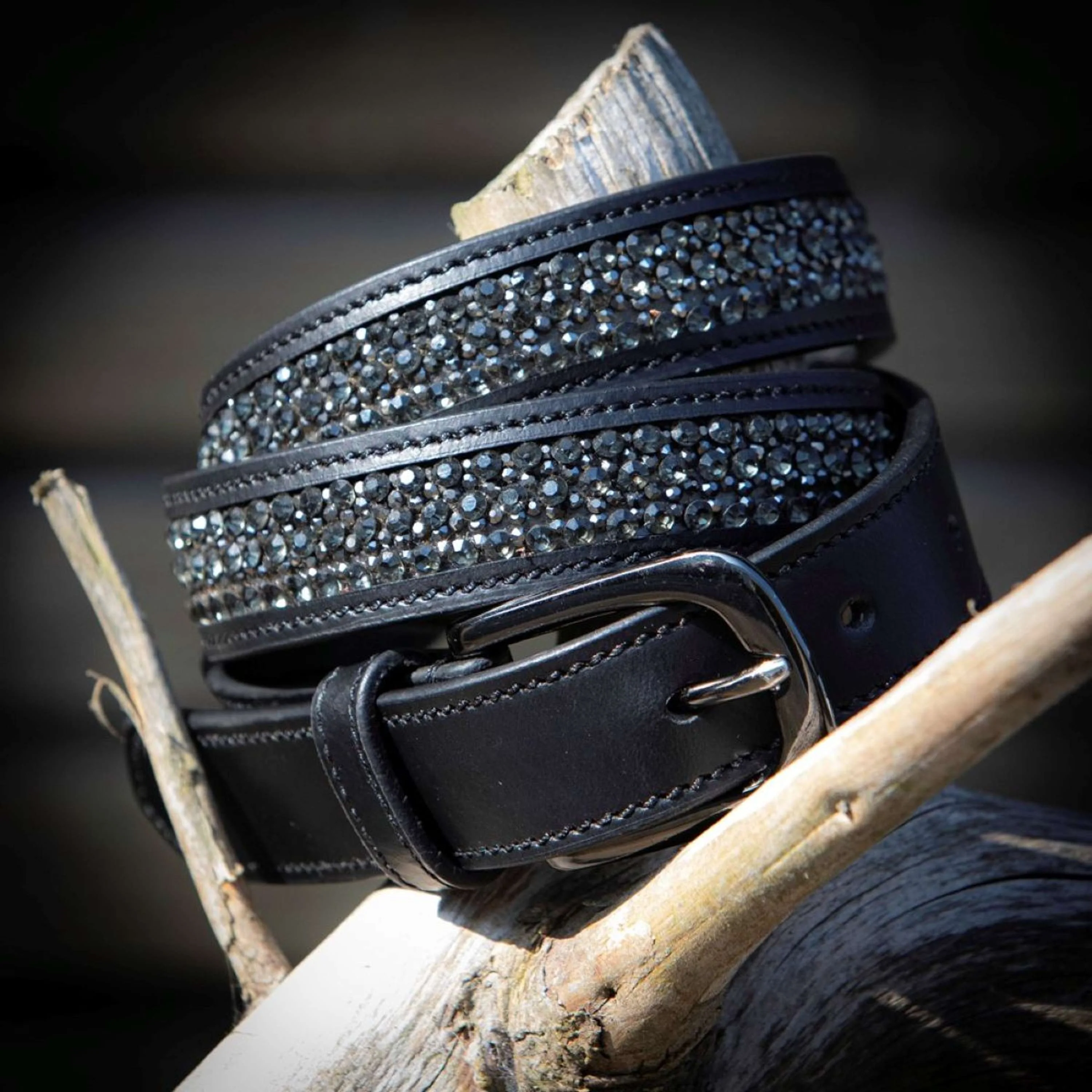 Harry's Horse Ceinture Leder Crystal Noir/Métal - Image 2