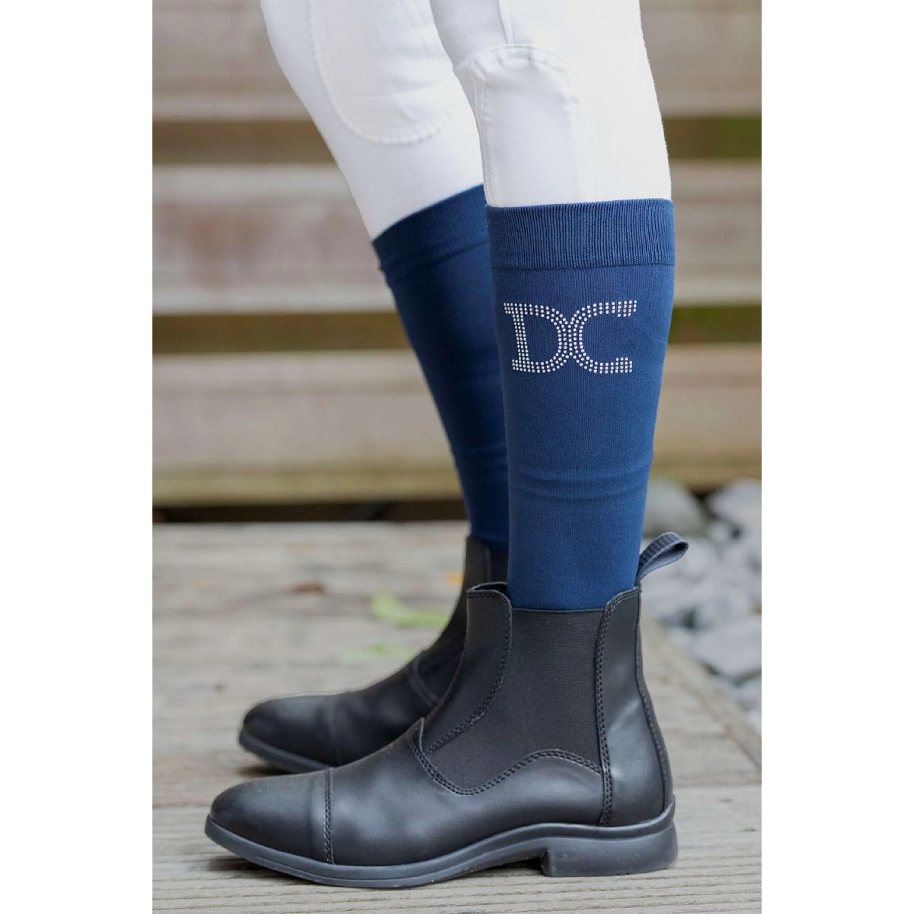 Harry's Horse Chaussettes d'Équitation Denici Cavalli Marin - Image 2