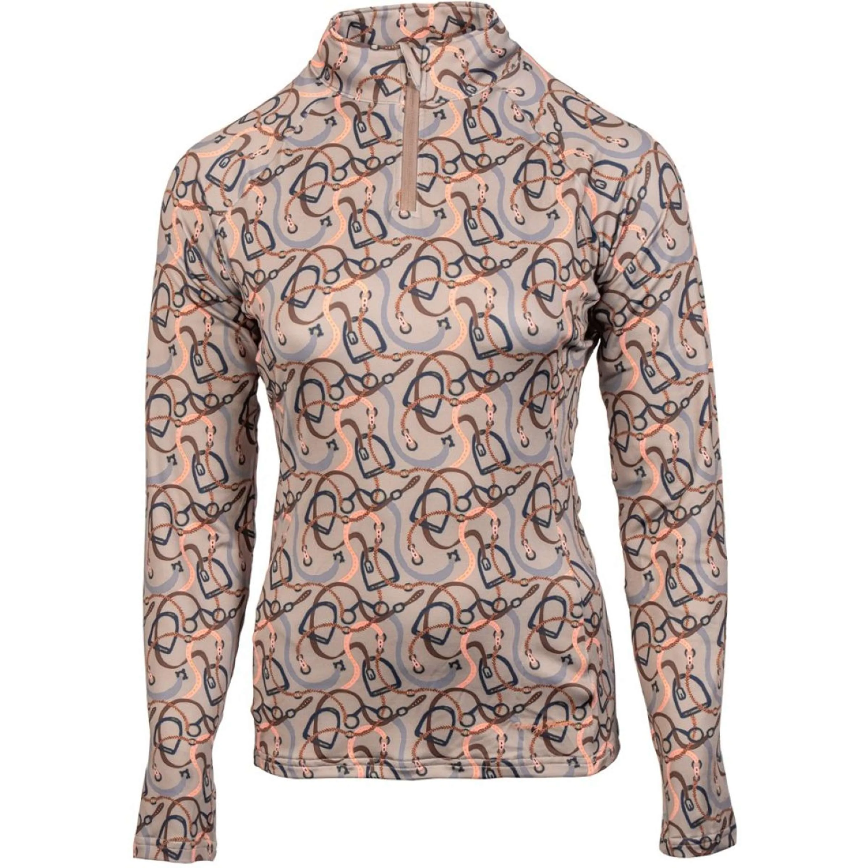 Harry's Horse Chemise Classy Longues Manches Taupe Gris