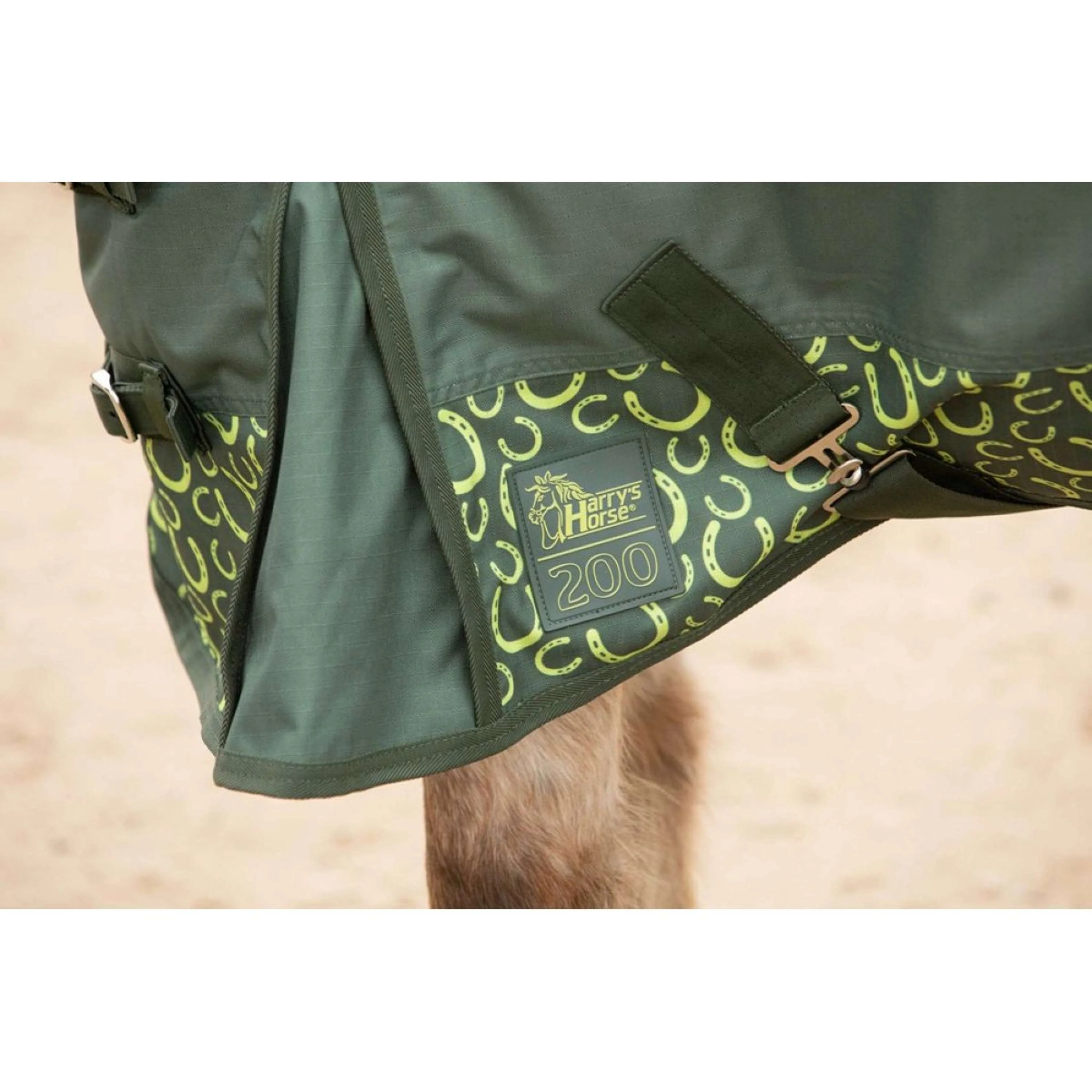 Harry's Horse Couverture Imperméable STOUT! Lime 200g Armée Verte - Image 2