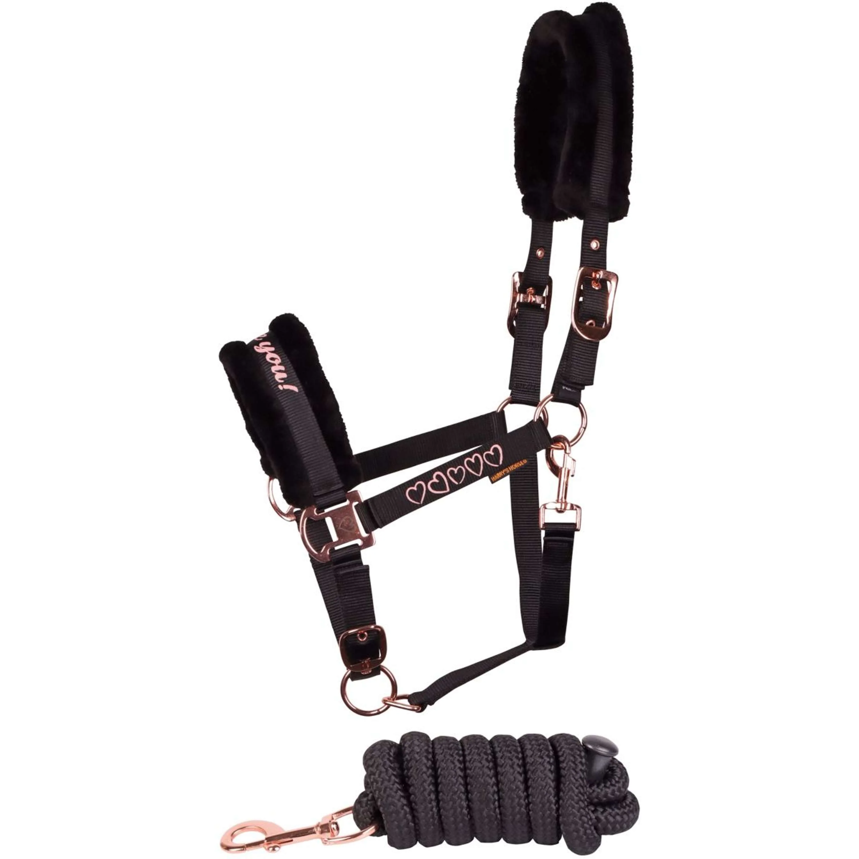 Harry's Horse Ensemble Licol Love Noir