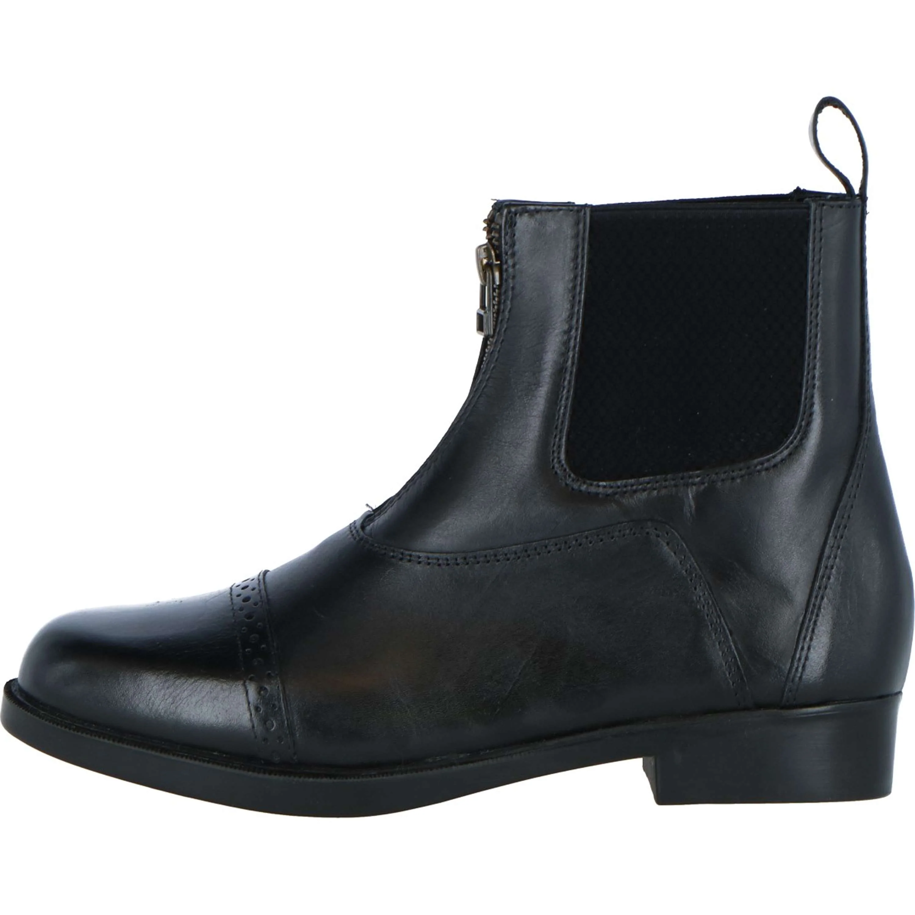 Harry's Horse Jodhpurs Hickstead Cuir Zipper Noir - Image 2