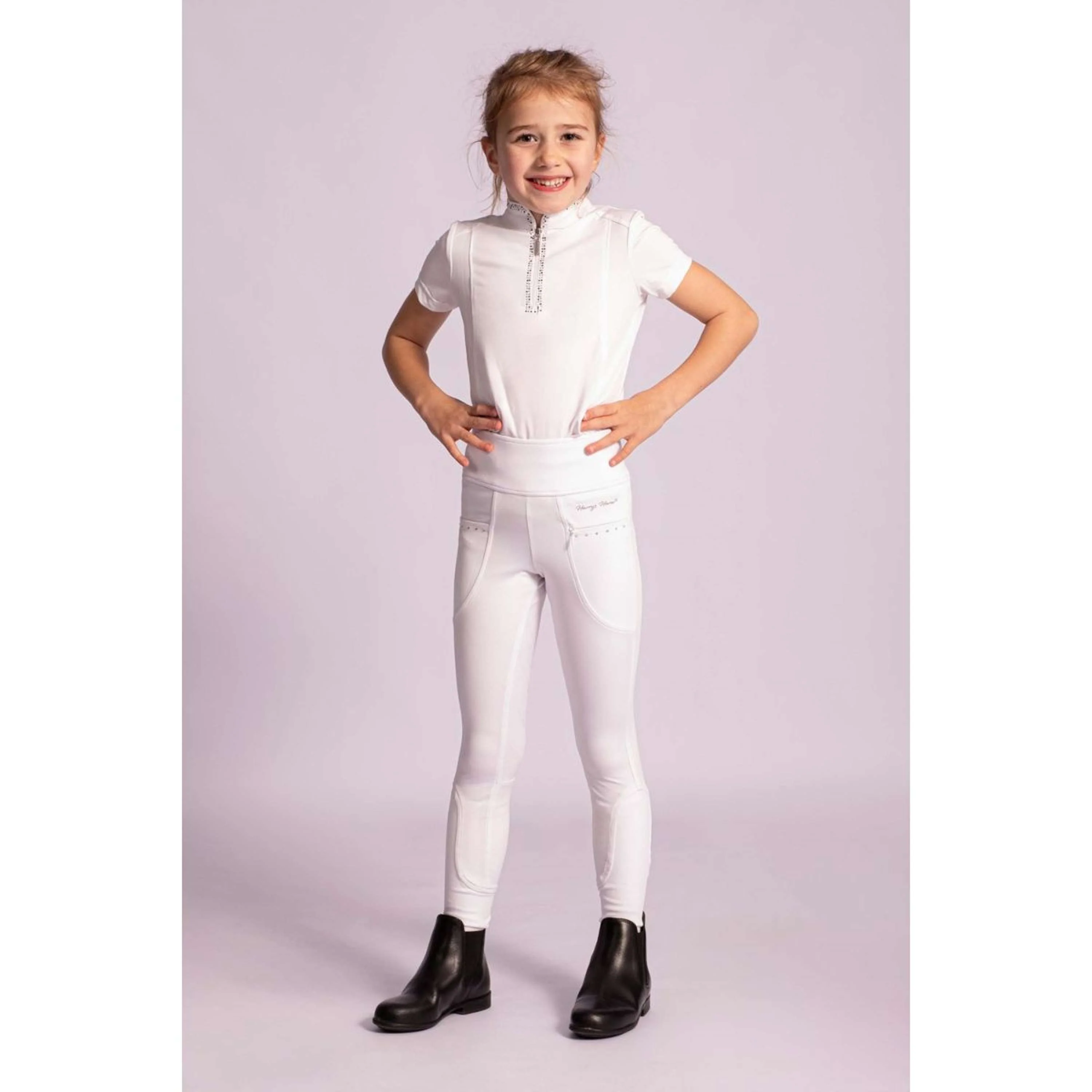 Harry's Horse Legging d'Équitation Equitights Rookie Full Grip Blanc - Image 2