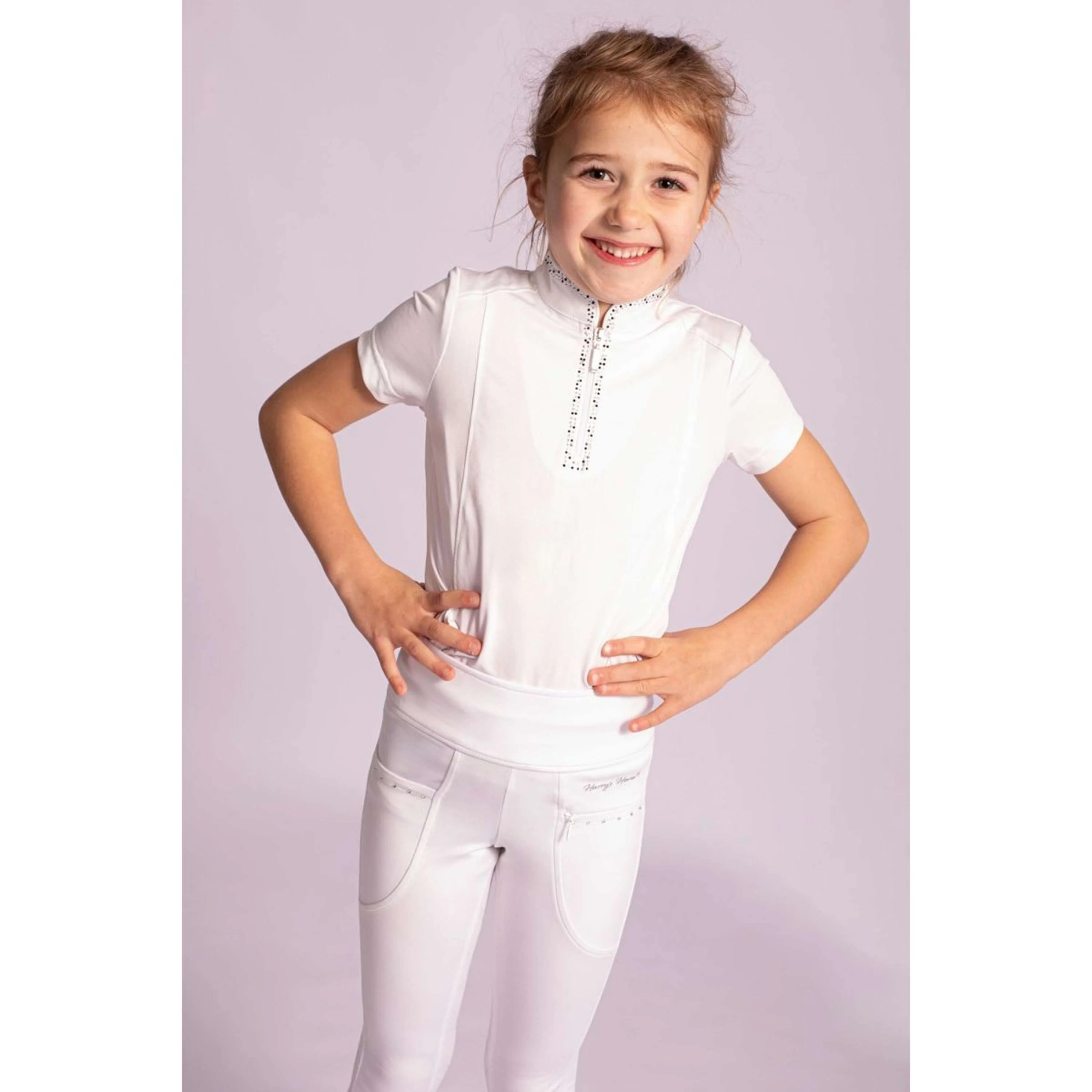 Harry's Horse Legging d'Équitation Equitights Rookie Full Grip Blanc - Image 3