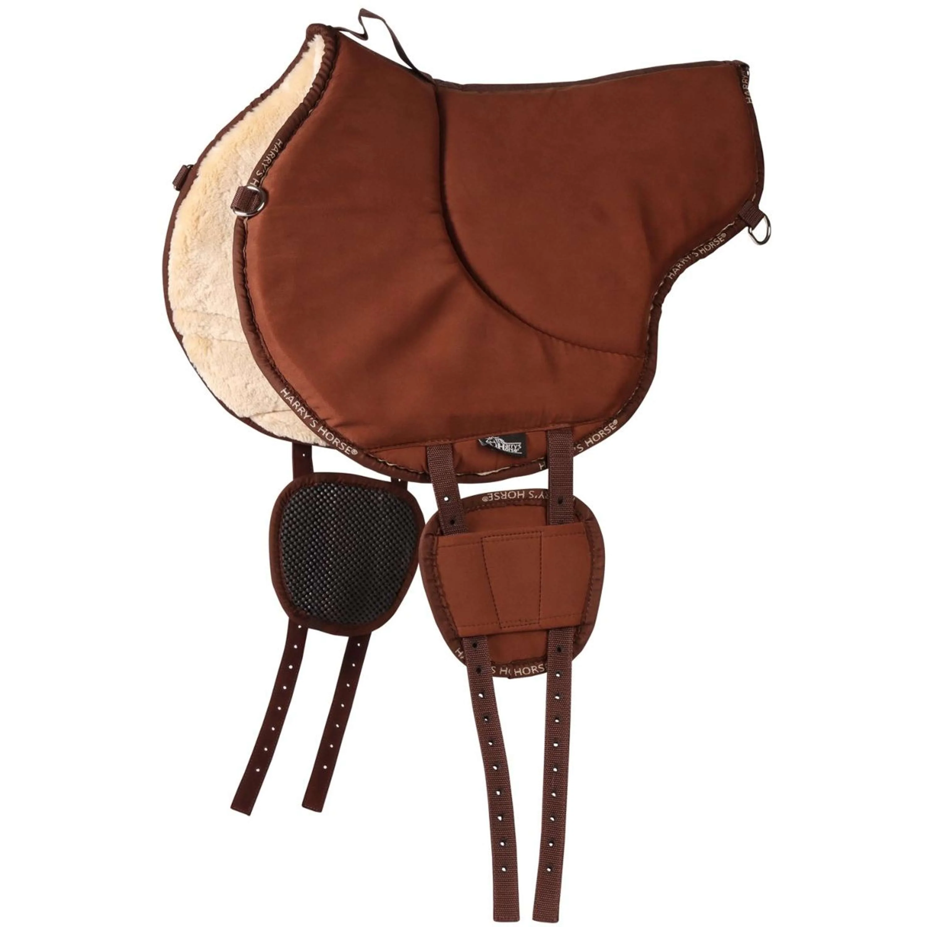Harry's Horse Pad Sans Selle Faux Fur Marron