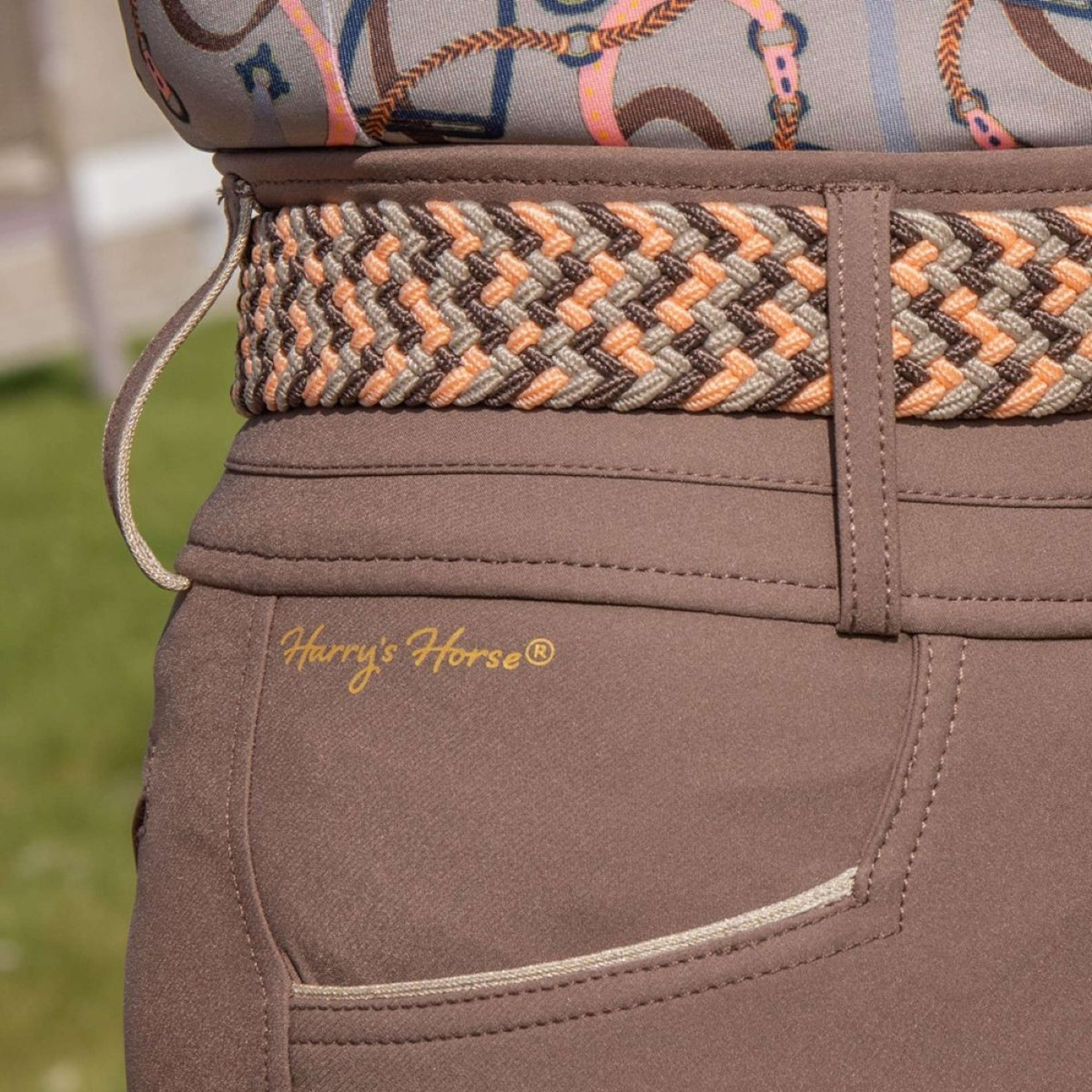 Harry's Horse Pantalon d'Équitation Classy Full Grip Coffee Quartz - Image 3