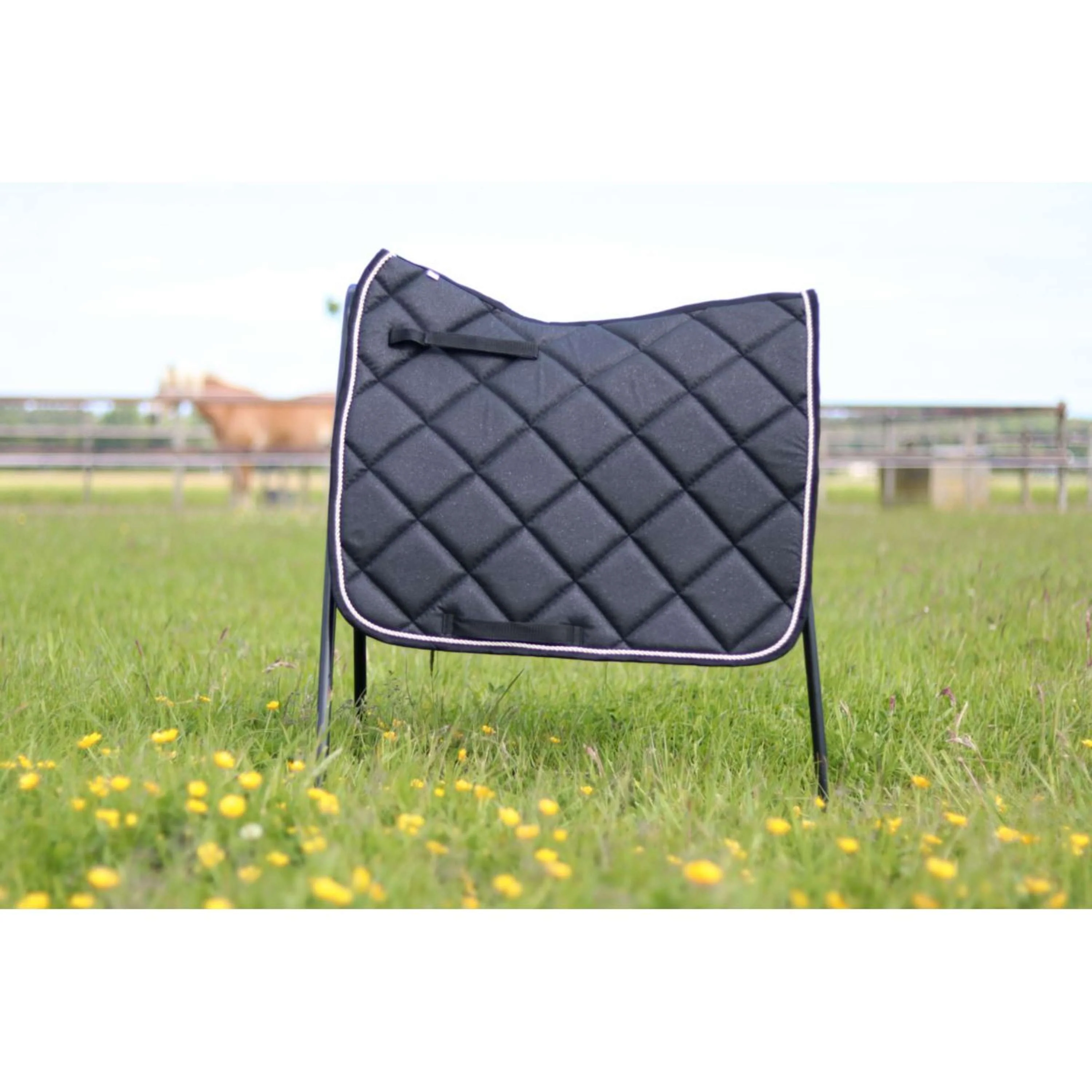 HB Tapis de Selle Sparkling Glitter Sauter Noir - Image 2