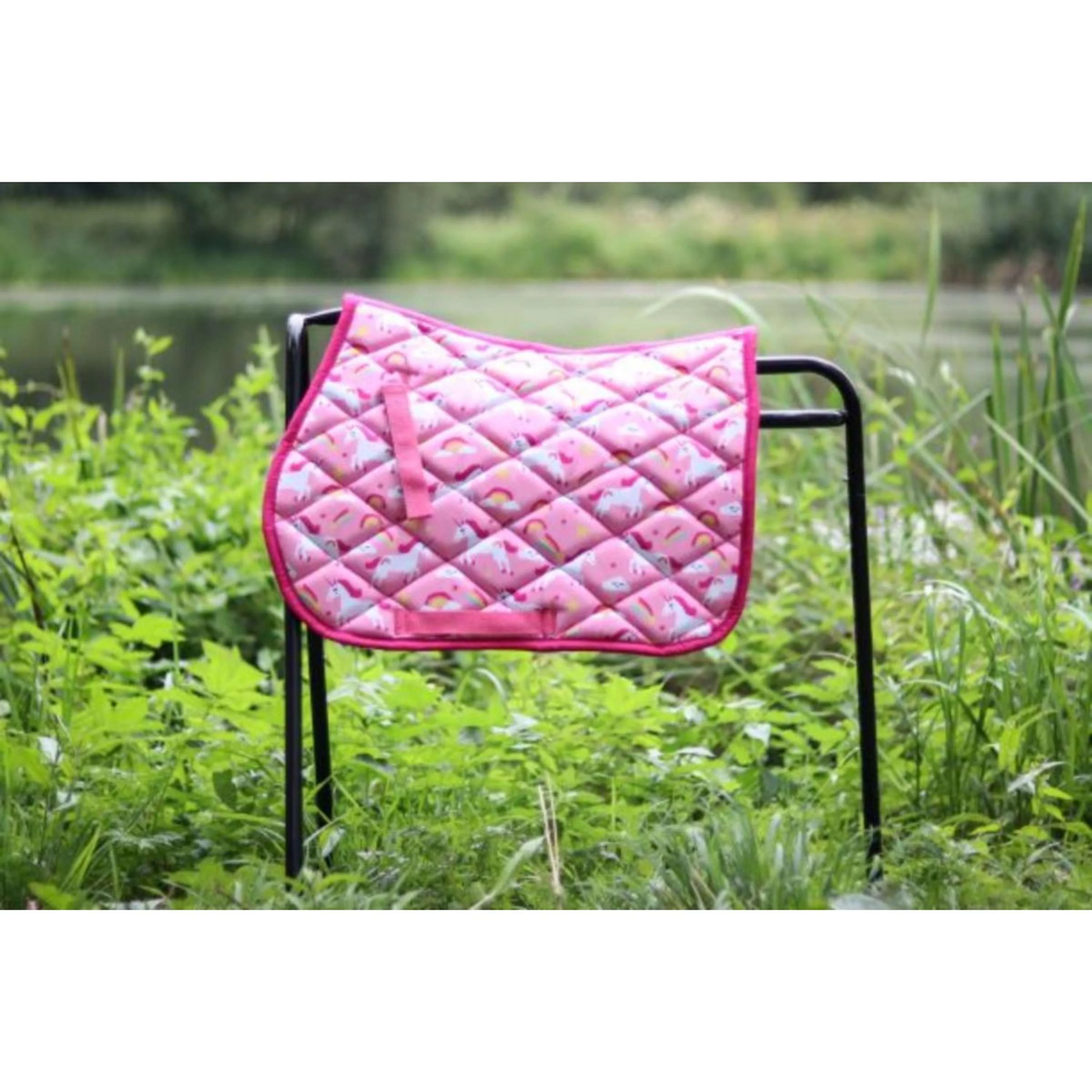 HB Tapis de Selle Unicorn Shetland Rose