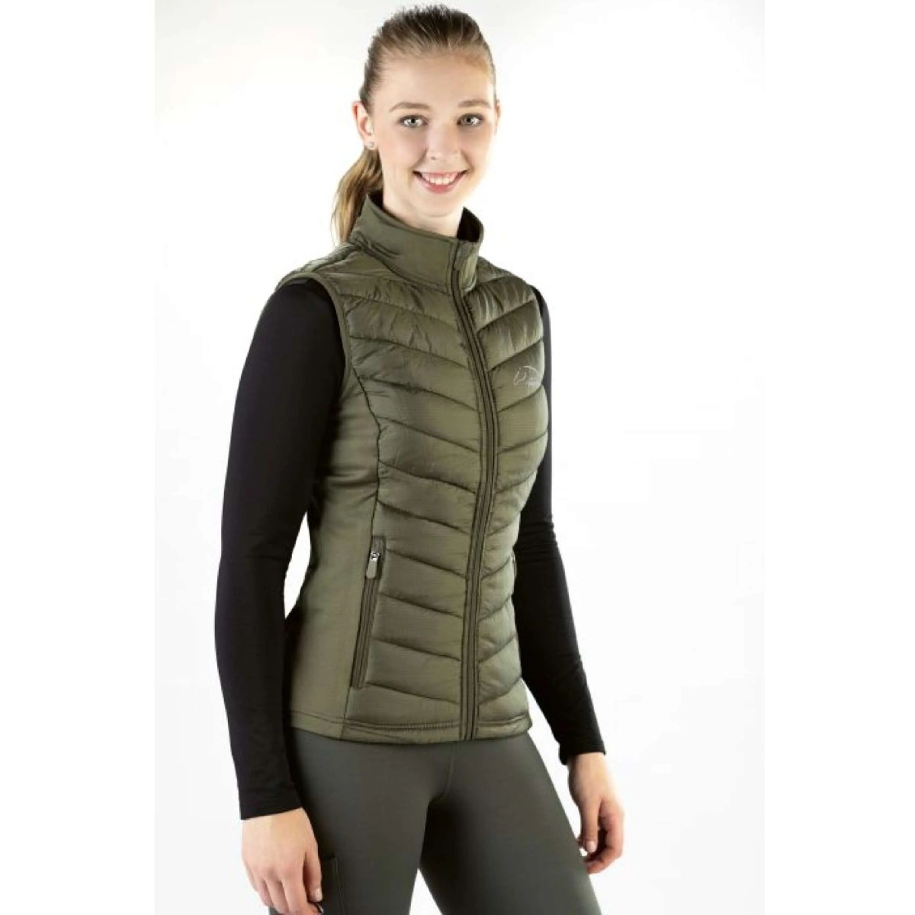 HKM Bodychauffant Jersey Basel Olive - Image 2