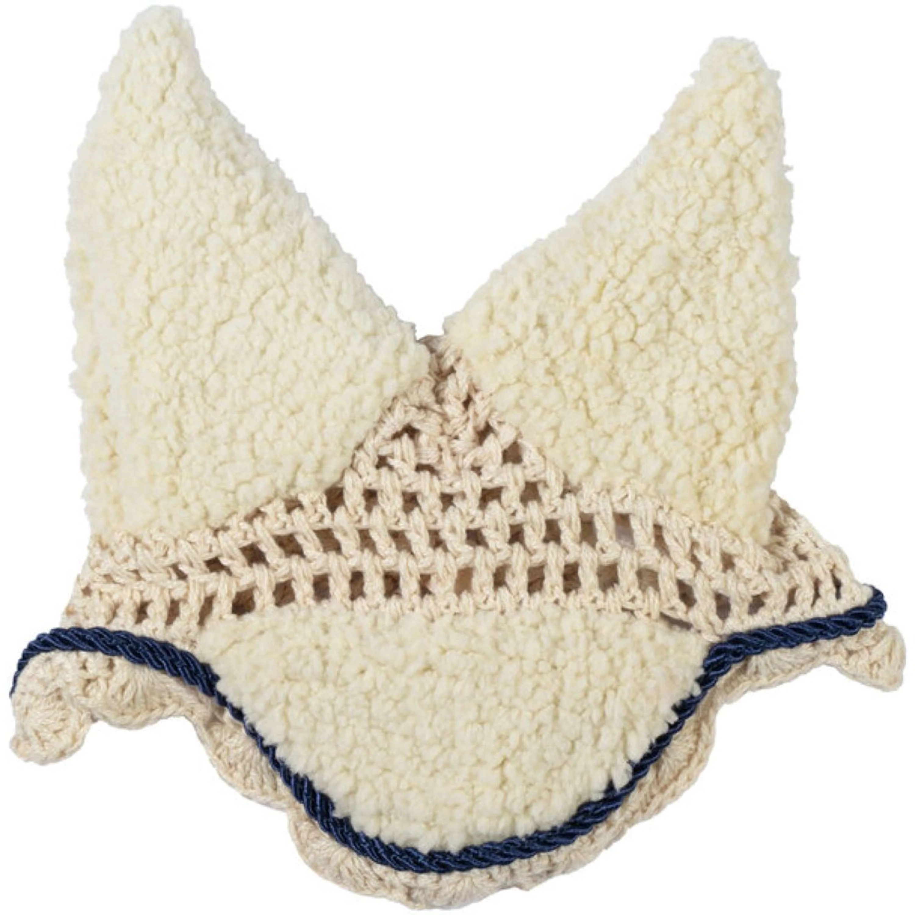 HKM Bonnet Anti-Mouches Hobby Horsing Teddy Beige