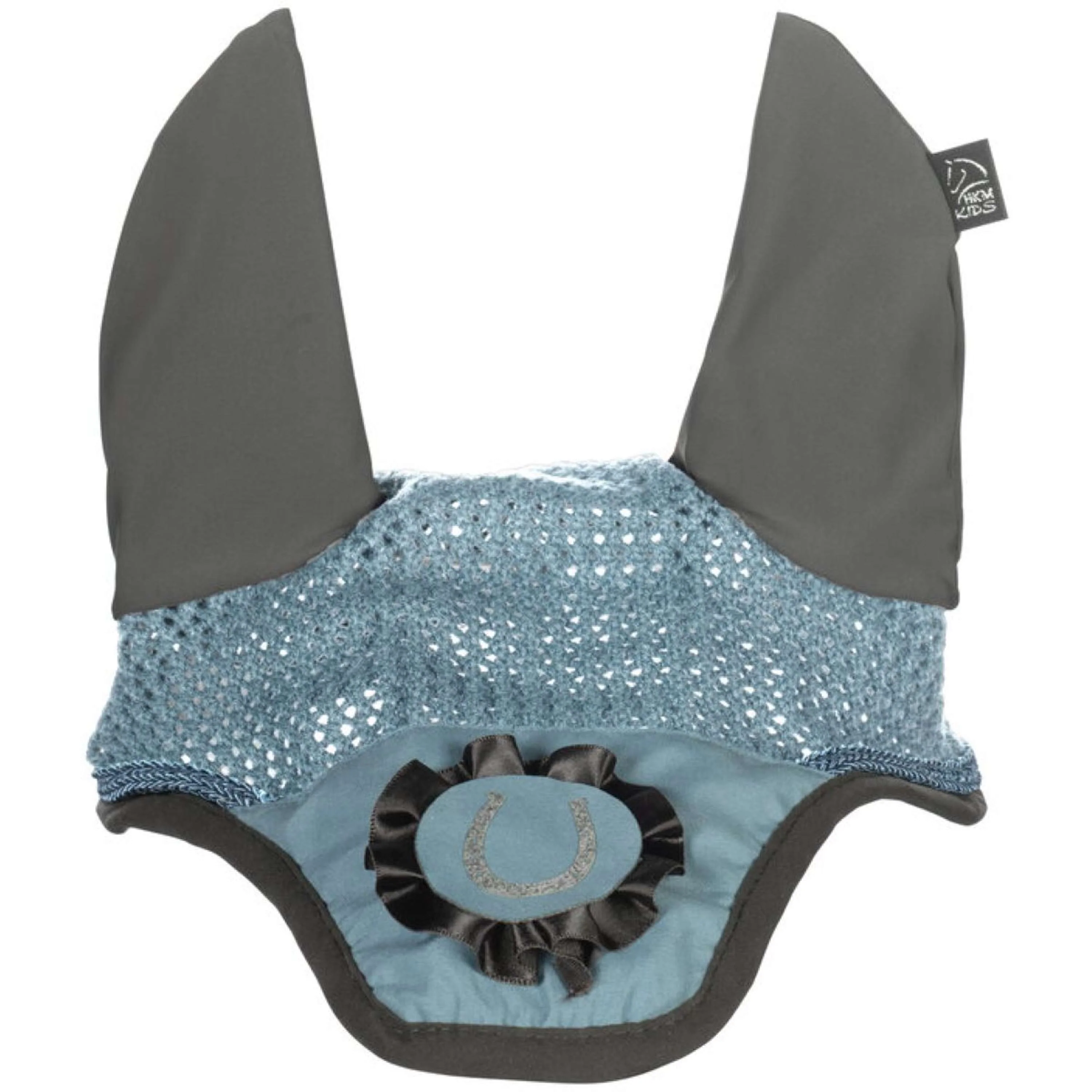HKM Bonnet Anti-Mouches Nele Bleu Fumeé - Image 3