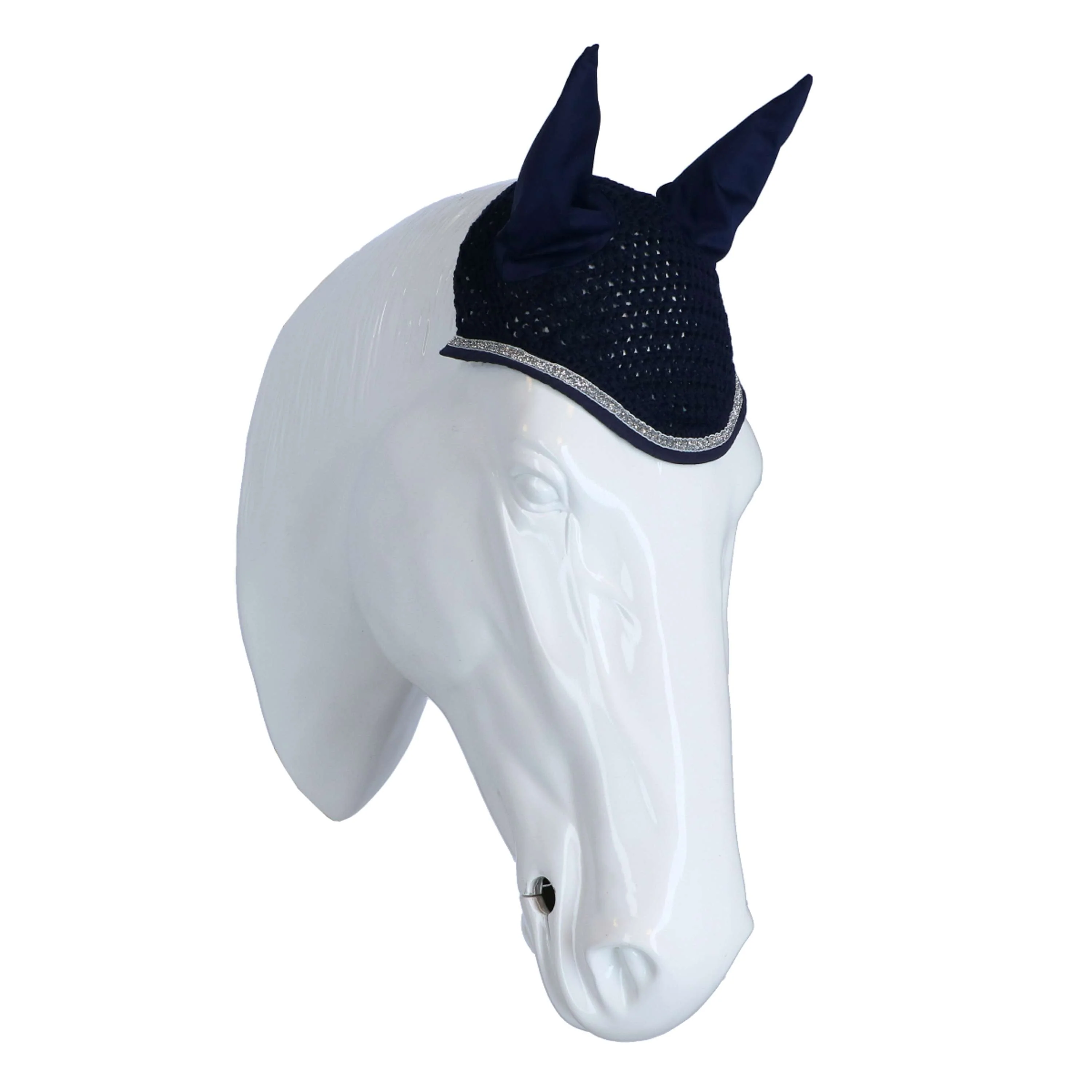 HKM Bonnet Anti-Mouches Romy Bleu Foncé